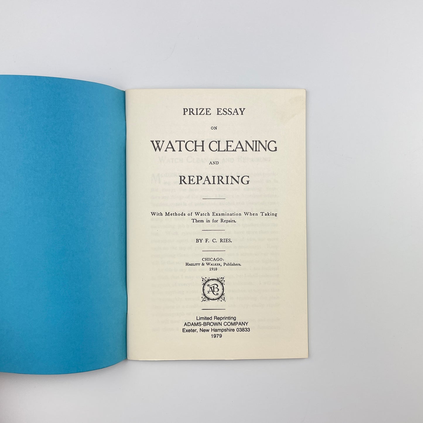 Watch Cleaning and Repairing