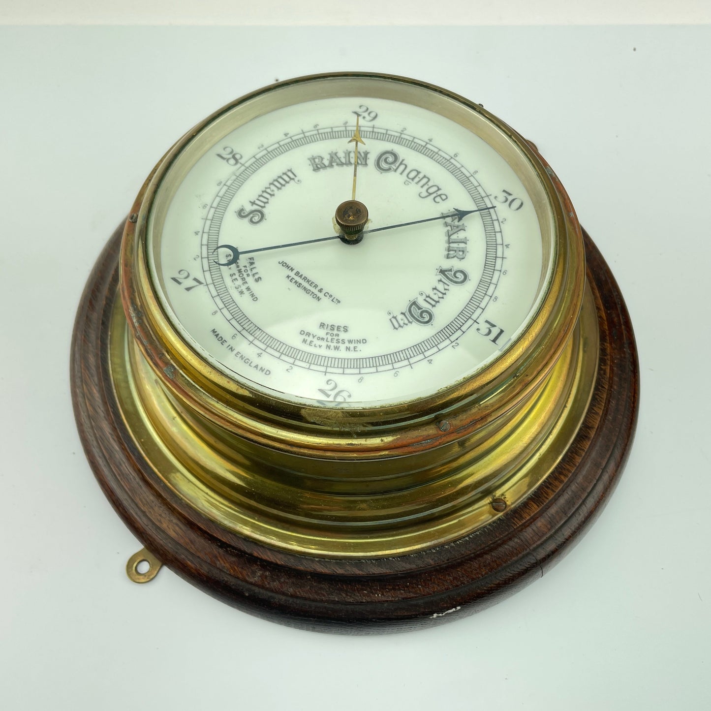 Lot 53- John Barker & Co. Ltd. English Barometer