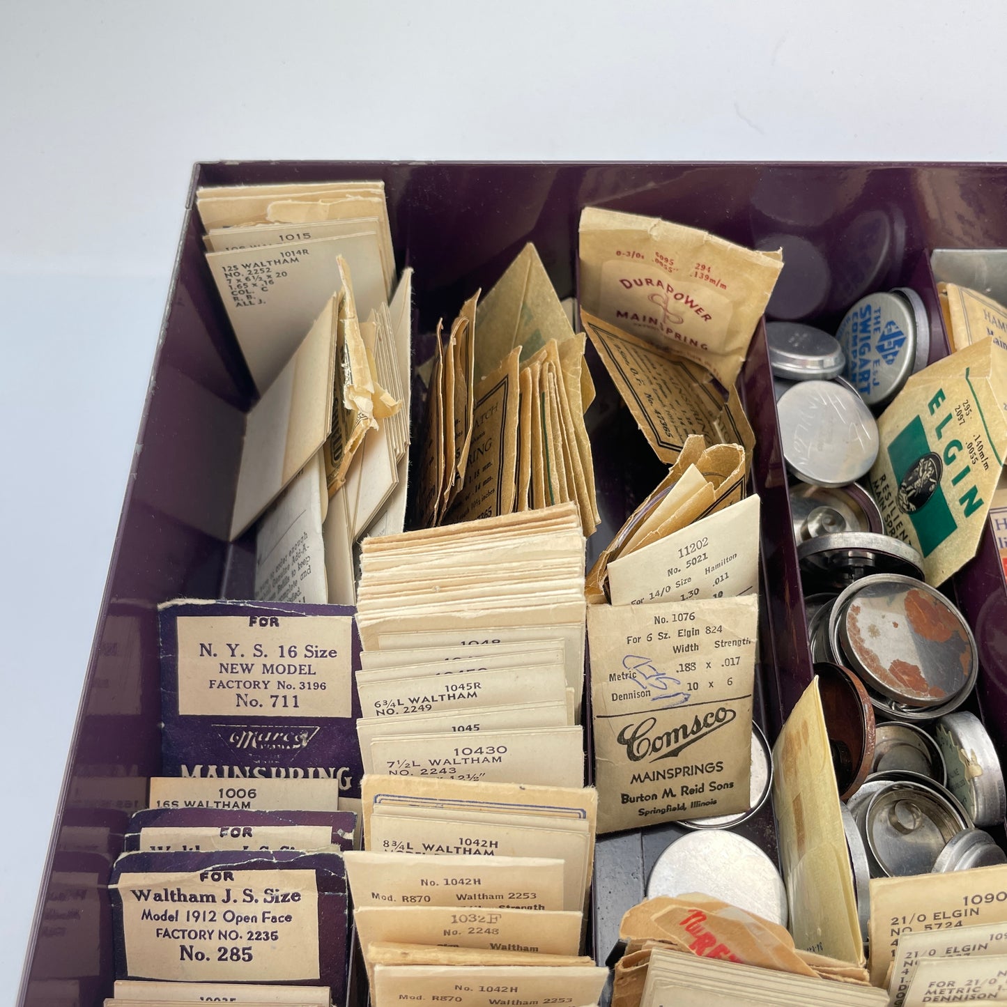 Lot 56- NOS American Watch Mainspring Assortment