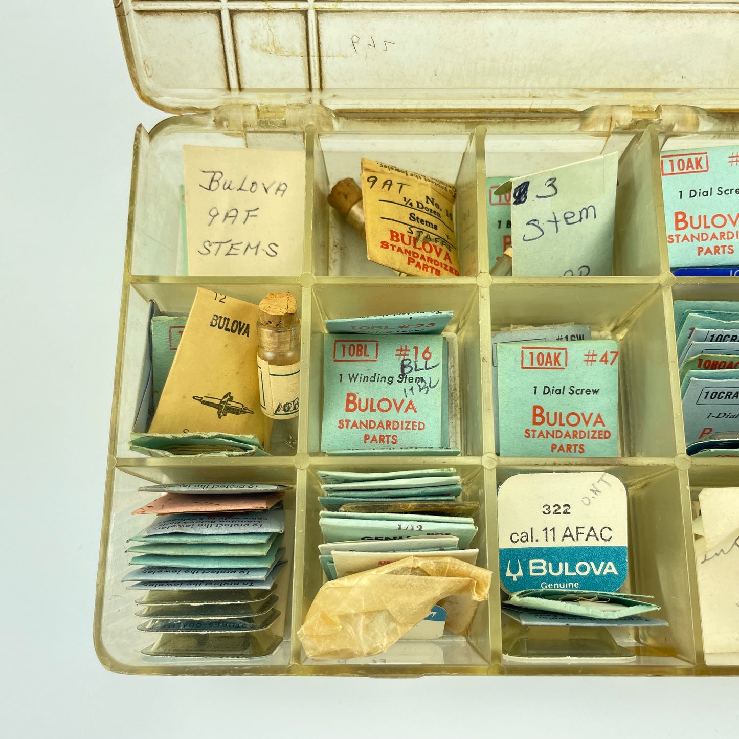 Lot 61- Bulova NOS Parts Assortments