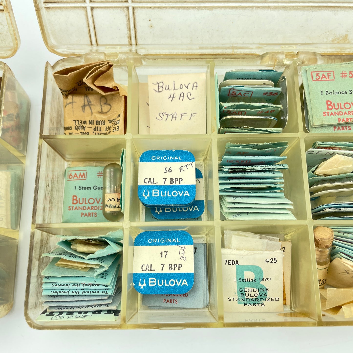 Lot 61- Bulova NOS Parts Assortments