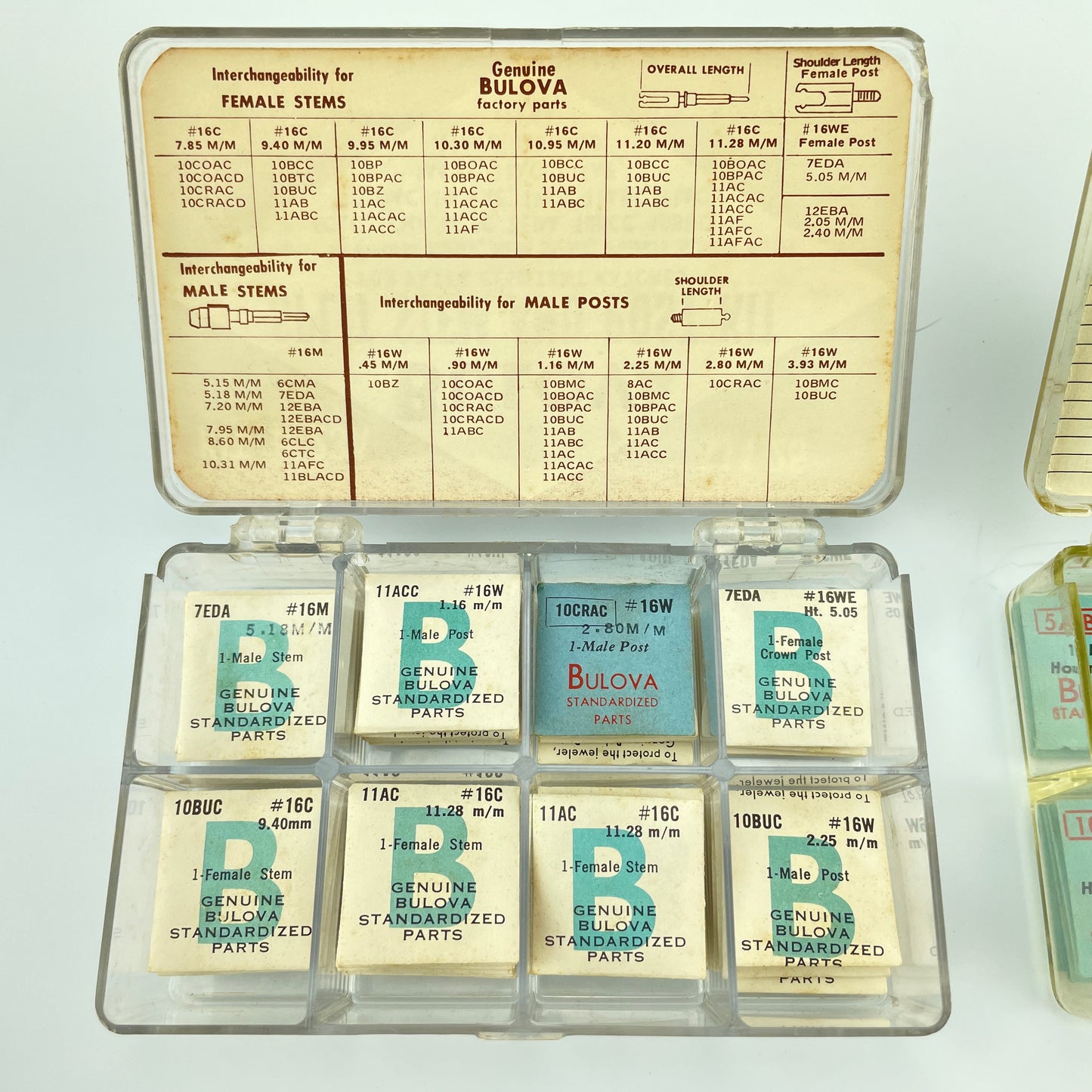 Lot 61- Bulova NOS Parts Assortments