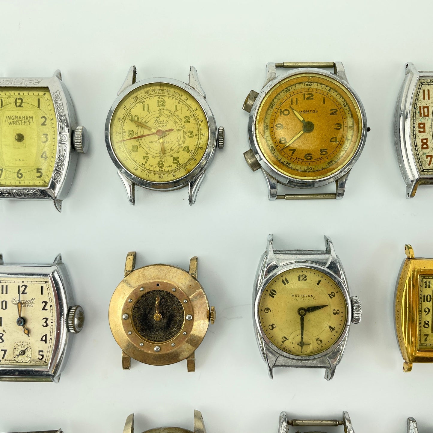 Lot 66- Vintage American & Swiss Men’s Mechanical Wristwatches