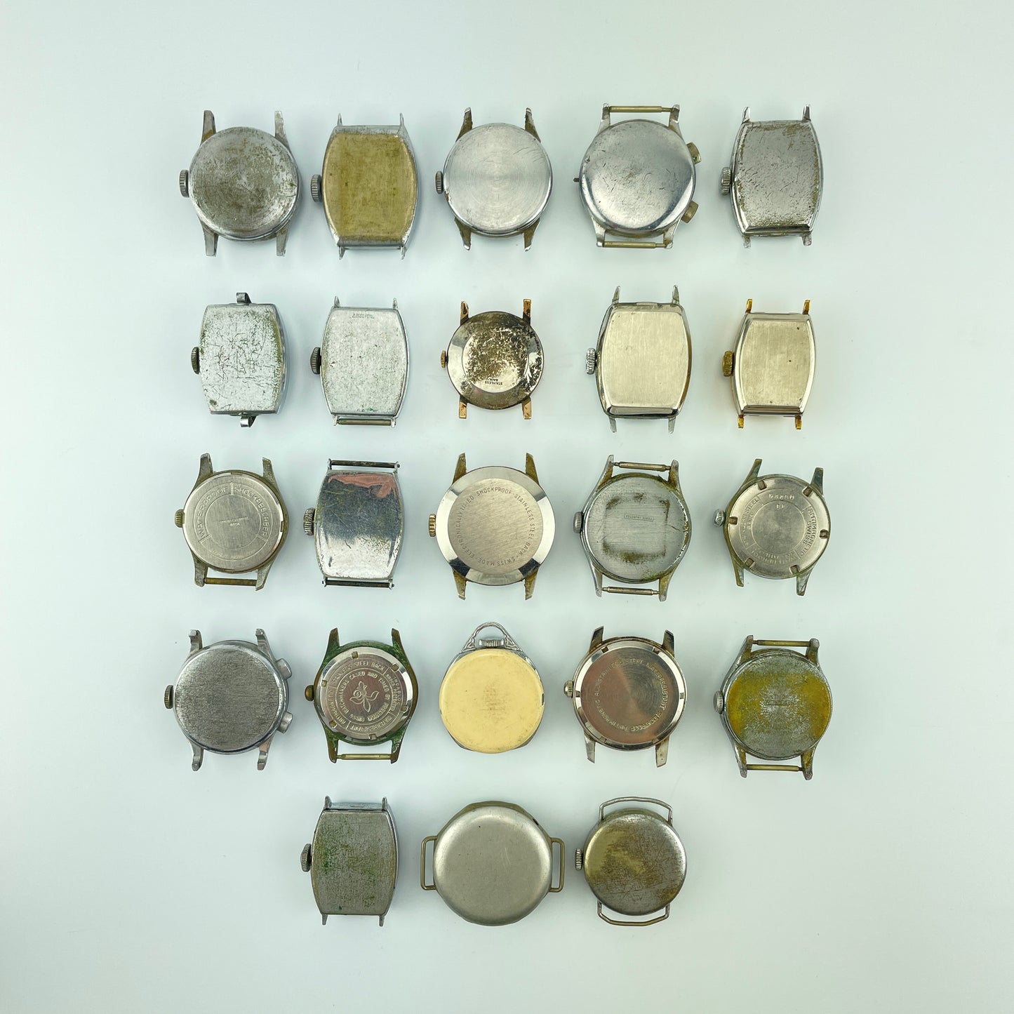Lot 66- Vintage American & Swiss Men’s Mechanical Wristwatches