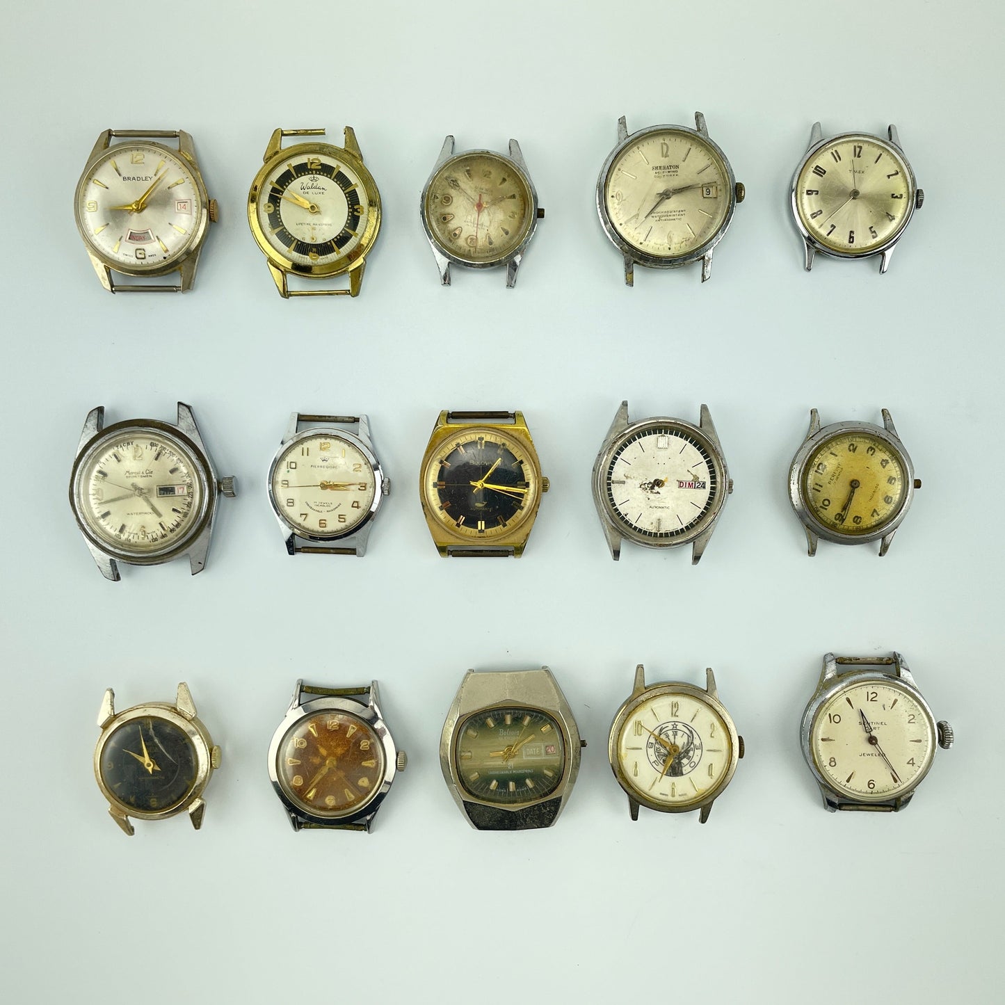 Lot 77- Men’s Mechanical Wristwatch Assortment