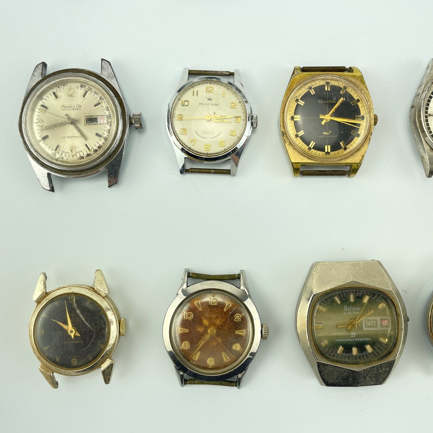 Lot 77- Men’s Mechanical Wristwatch Assortment