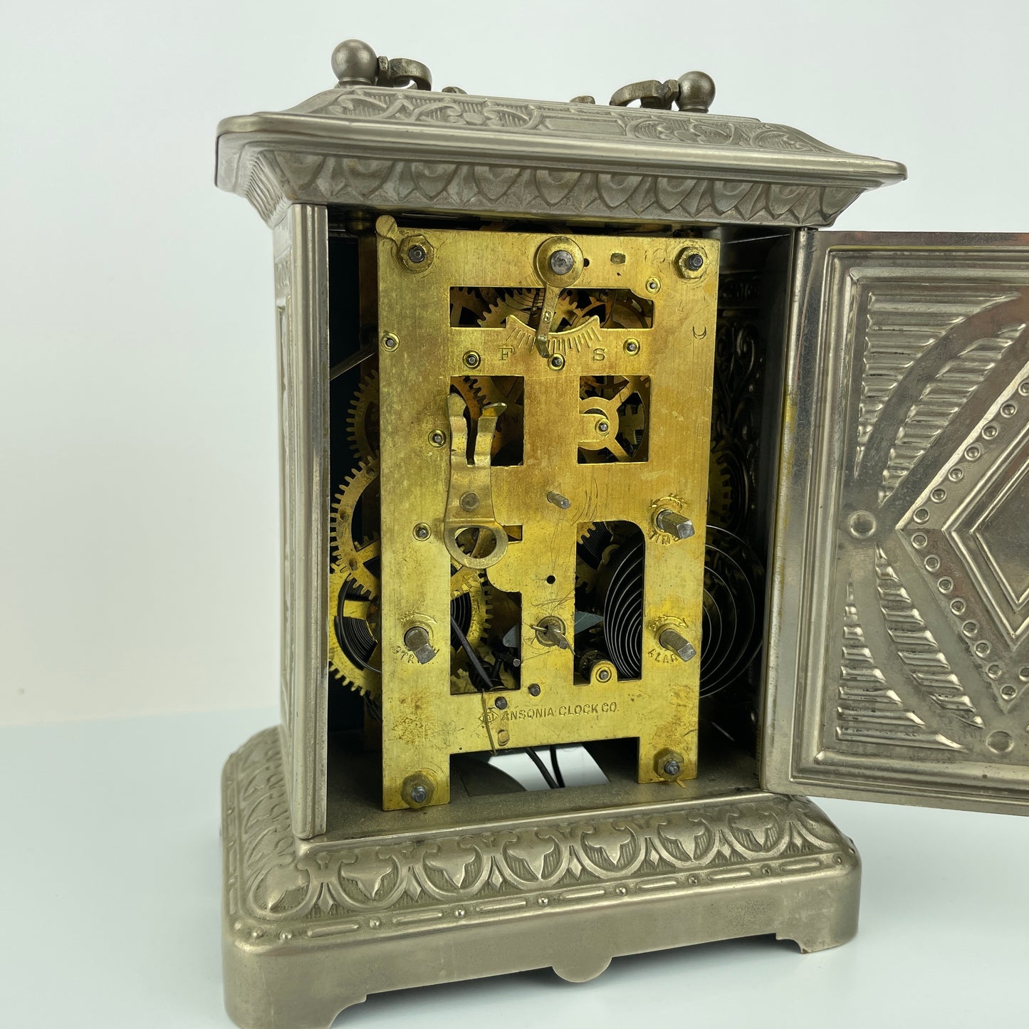 Lot 62- Ansonia Carriage Clock