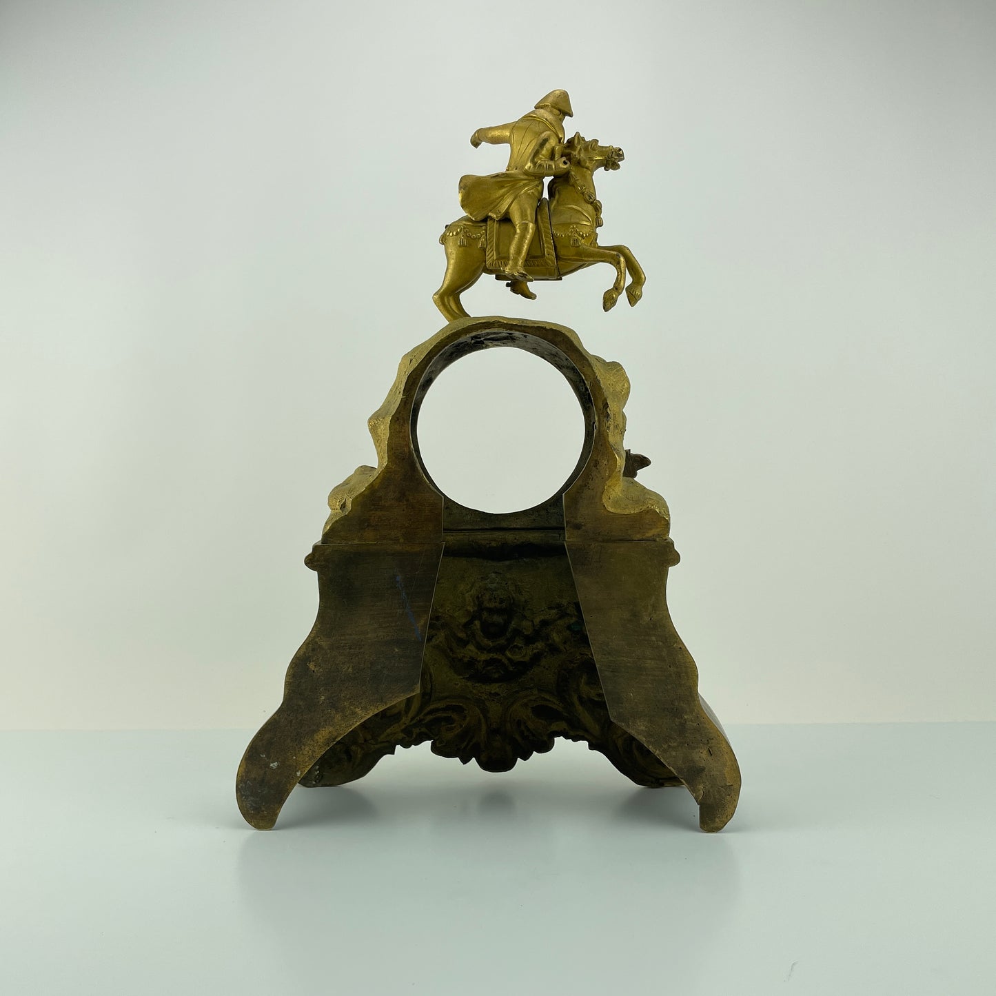 Lot 68- Early 19th Century Figural Napoleonic Brass Clock Case
