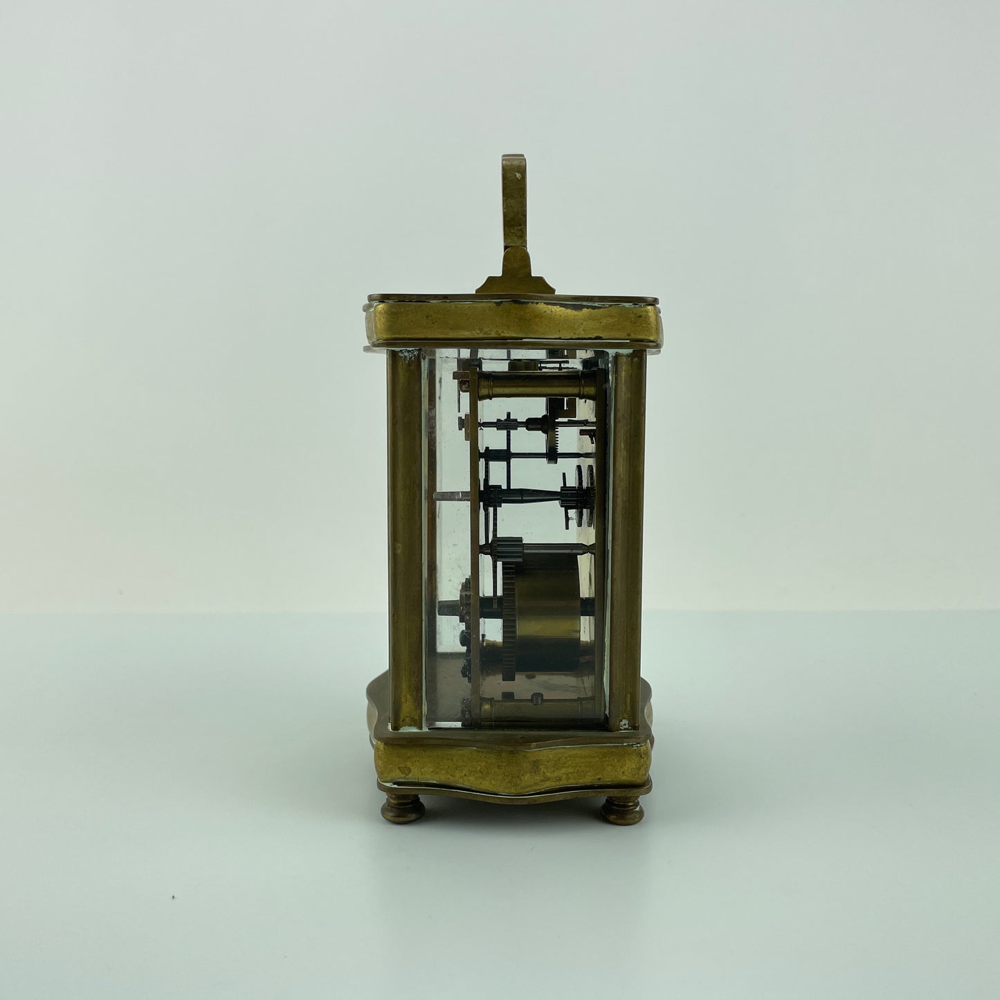 Lot 72- French Carriage Clock with Wooden Carrying Case