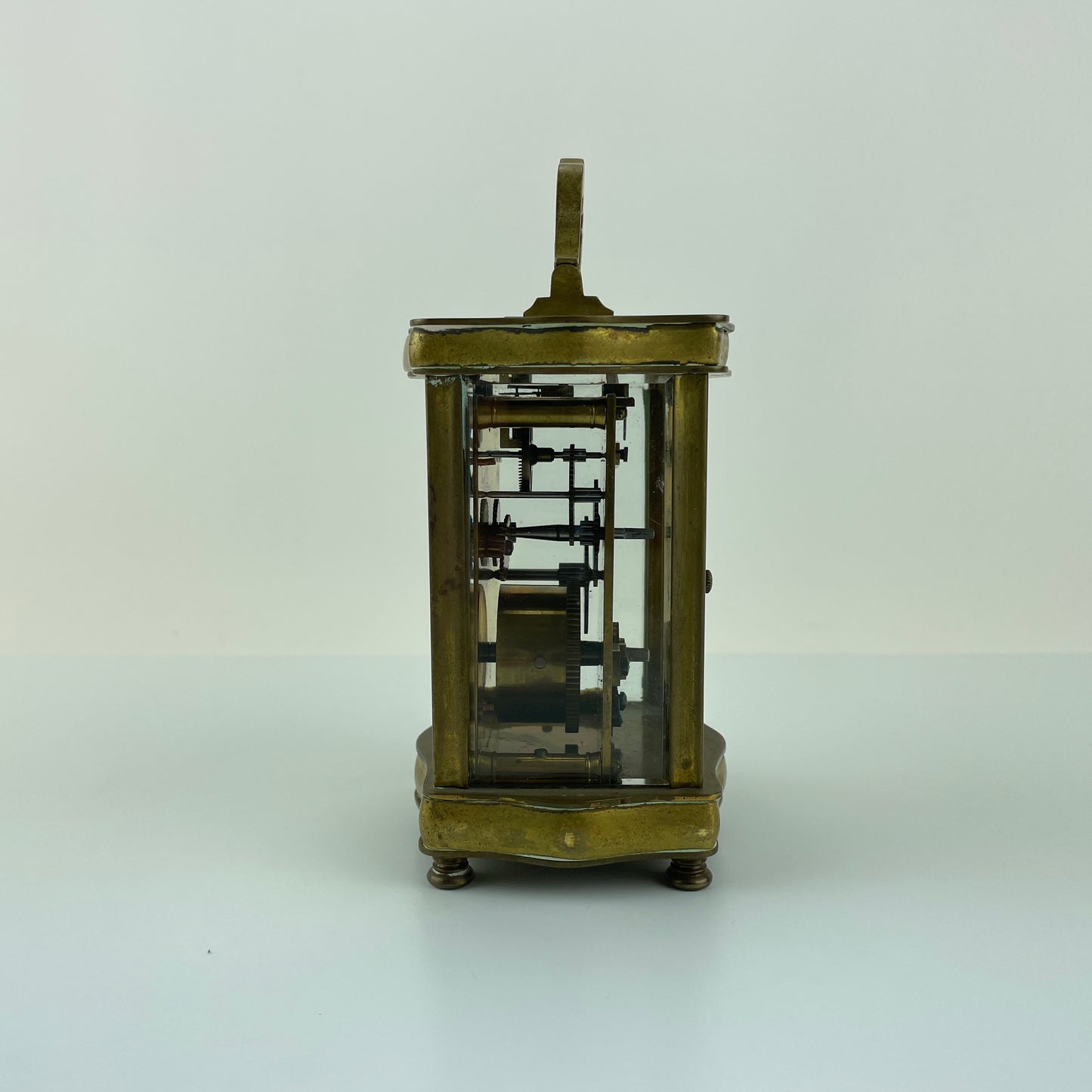 Lot 72- French Carriage Clock with Wooden Carrying Case