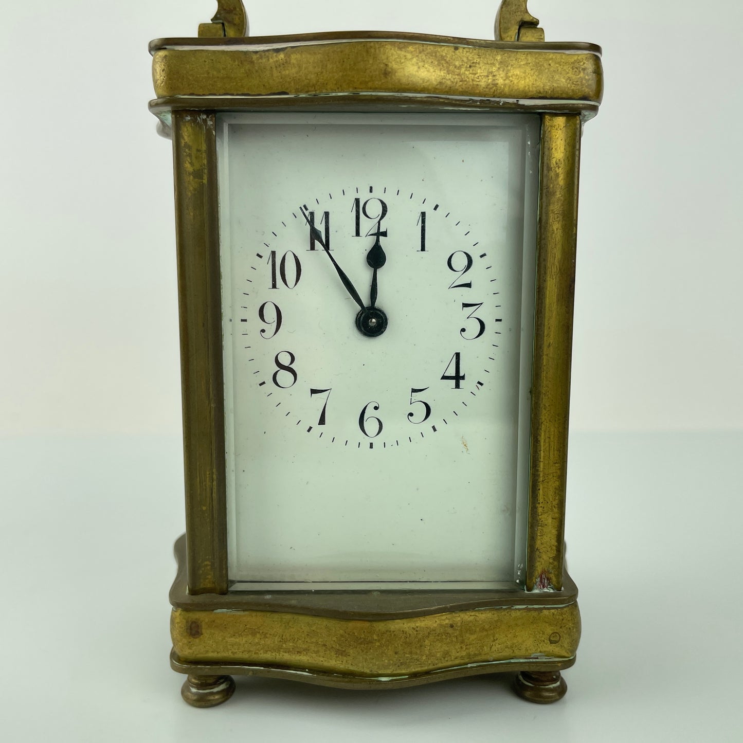 Lot 72- French Carriage Clock with Wooden Carrying Case