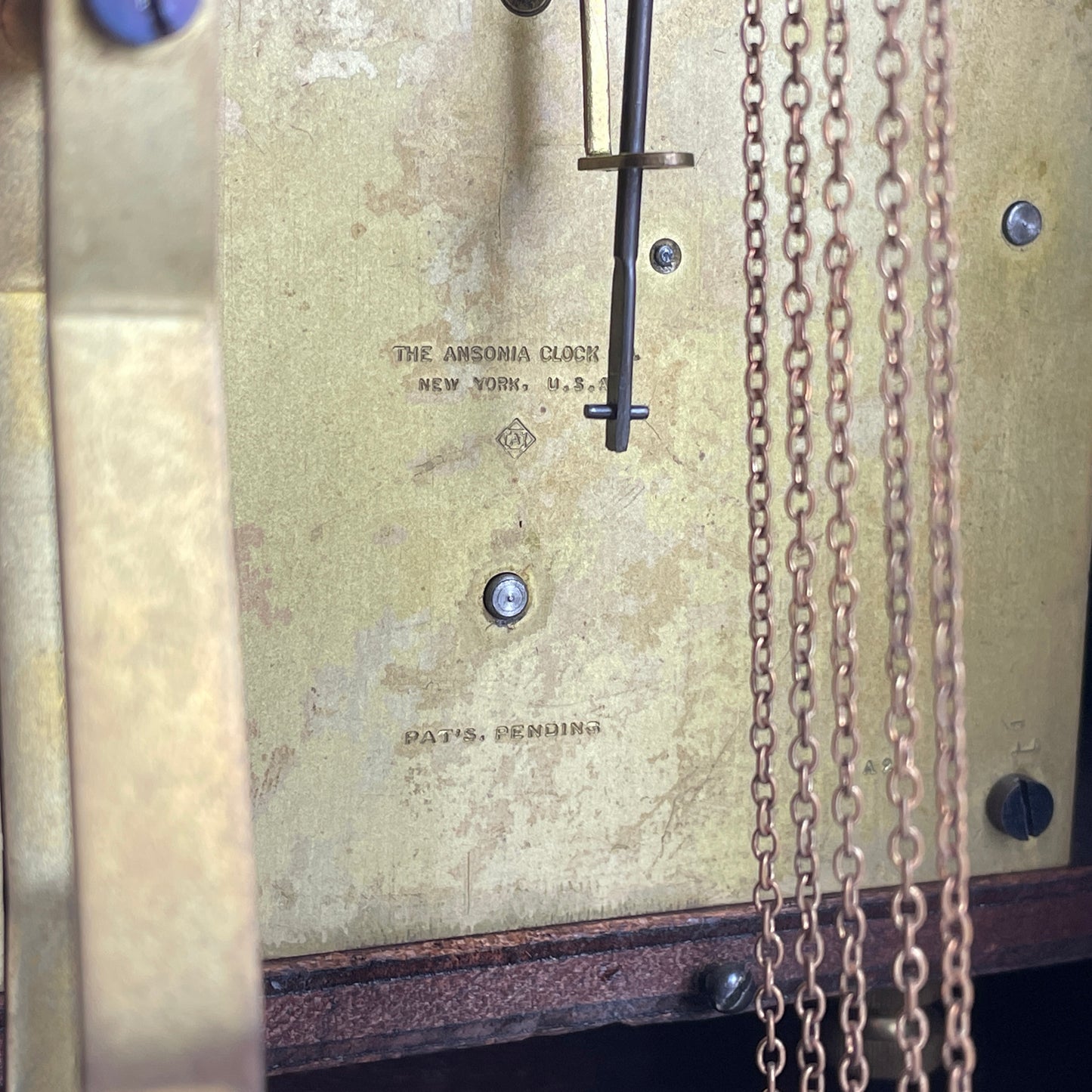 Lot 78- Ansonia Tambour 8-Day Mantle Clock