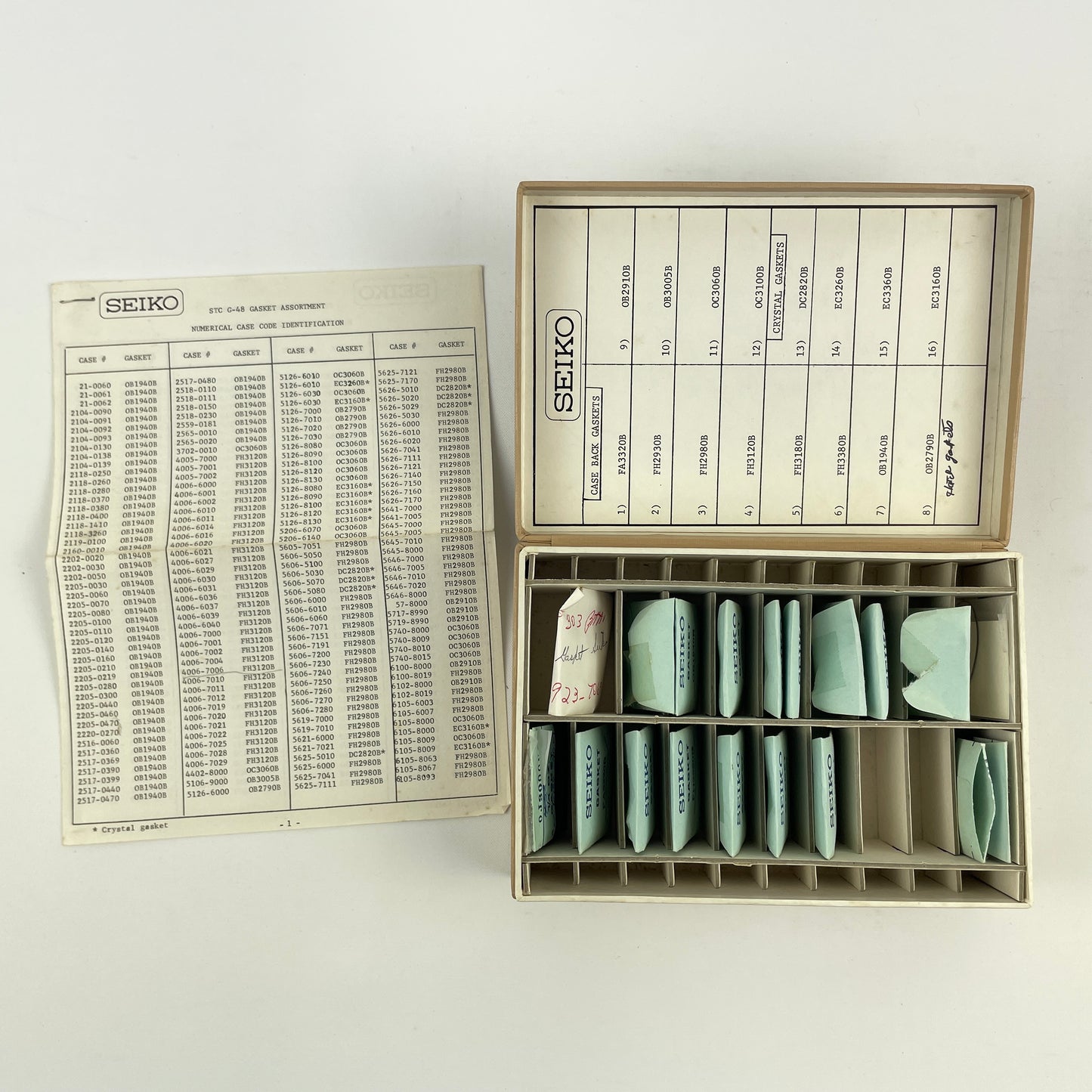 Lot 90- Seiko Gasket – Stem & Crown Assortment