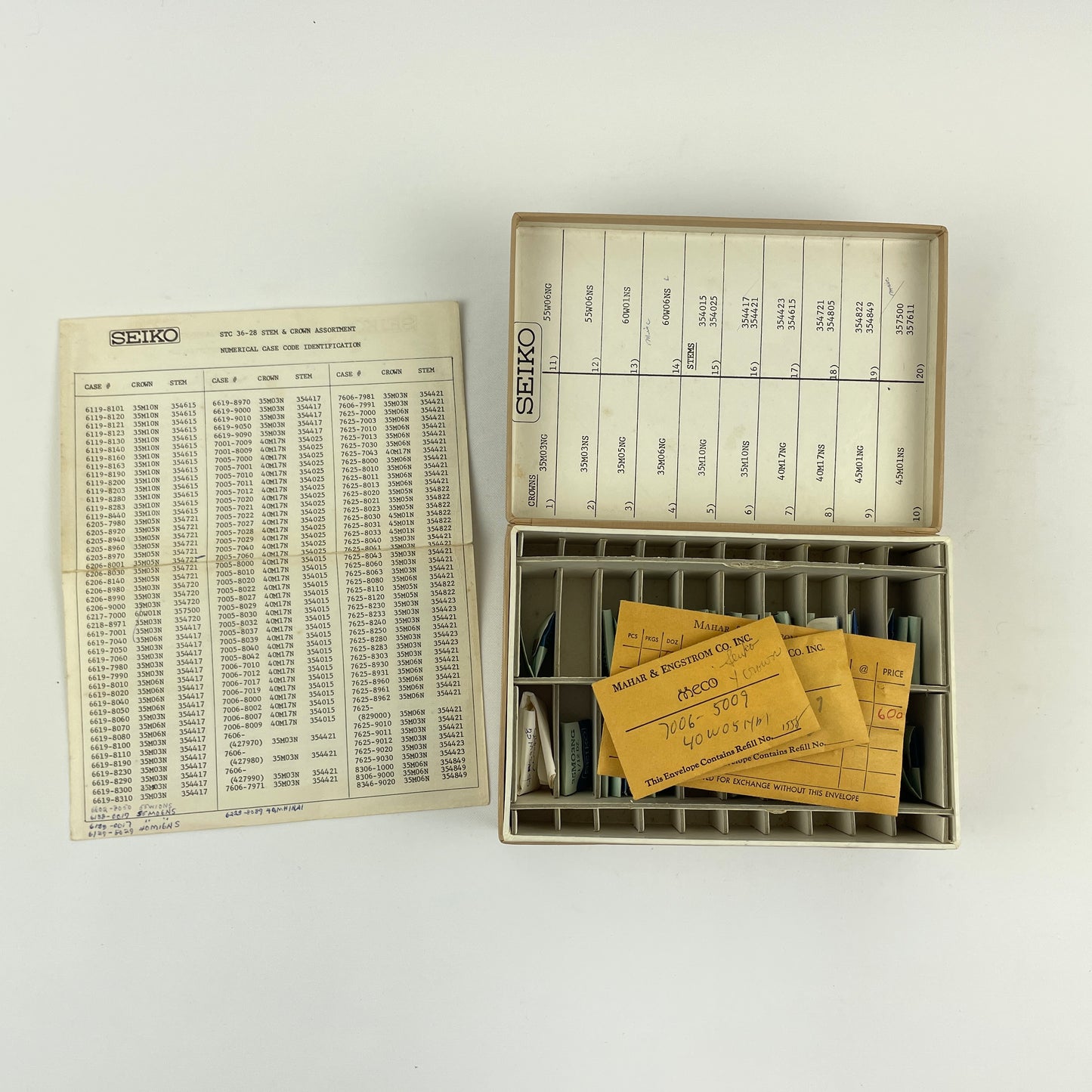 Lot 90- Seiko Gasket – Stem & Crown Assortment