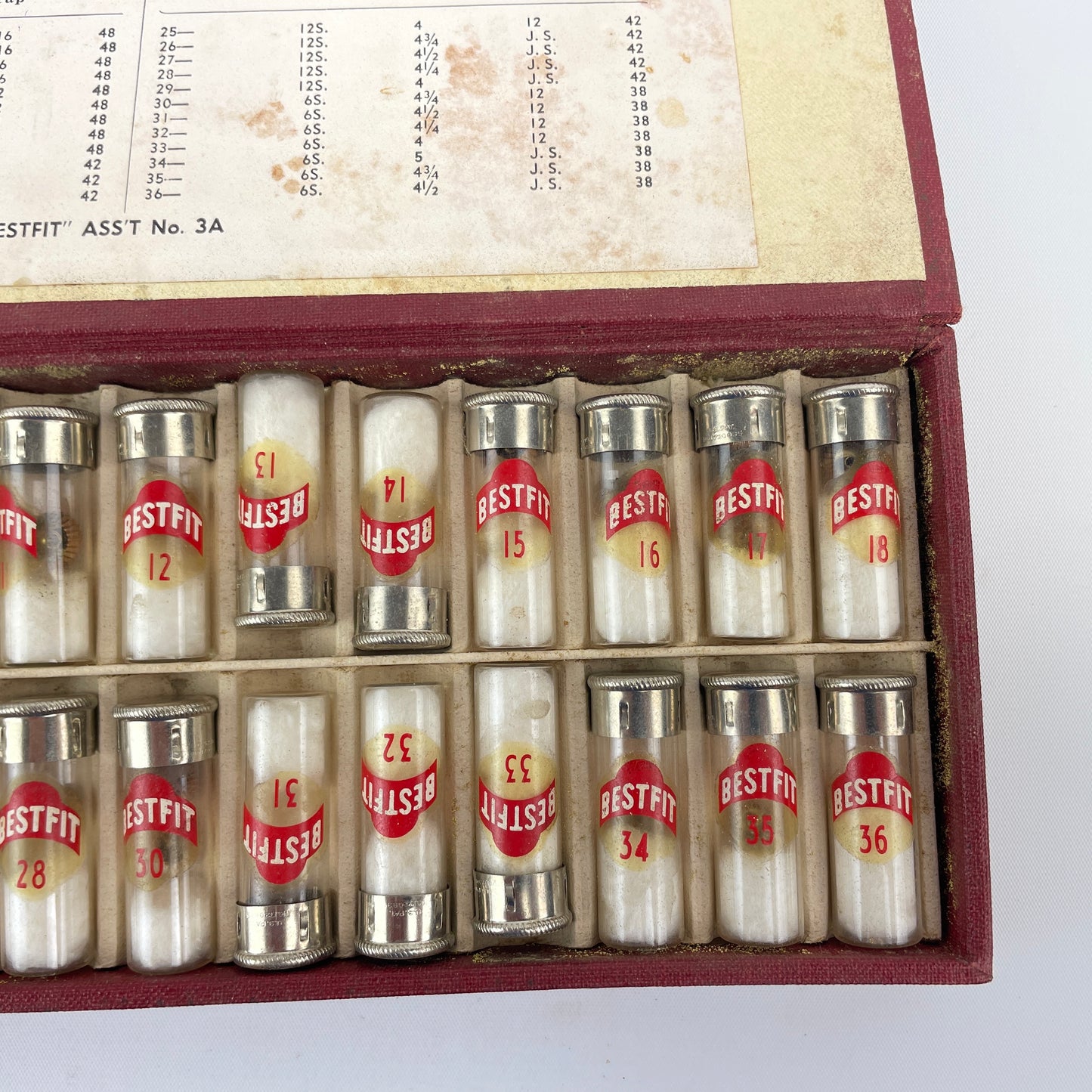 Lot 93- Bestfit Yellow Pocket Watch Crown Assortment 3A