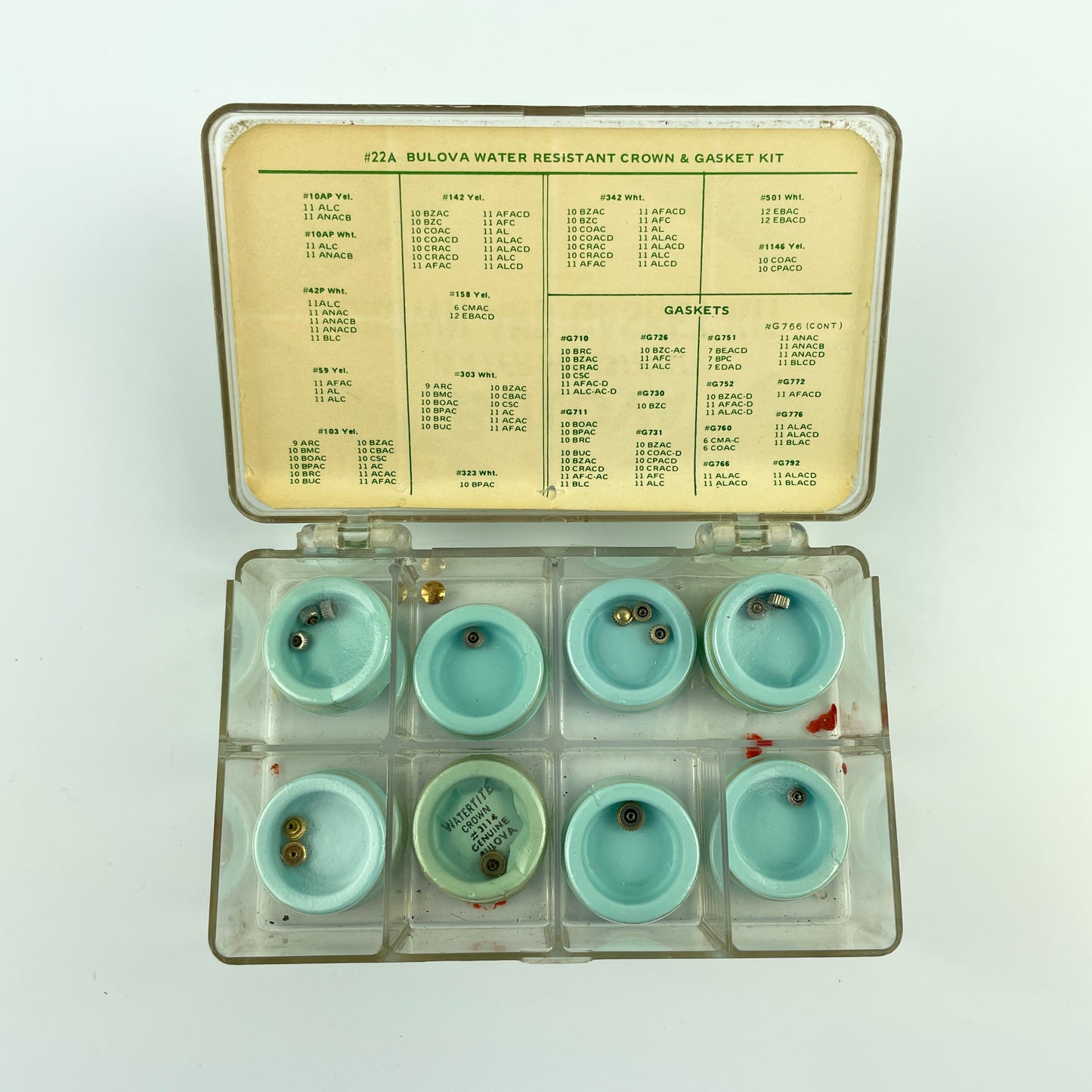 Lot 99- Bulova & Caravelle Parts Kit Assortments