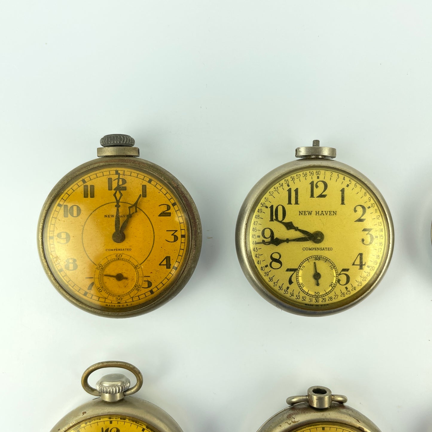 Lot 100- New Haven Dollar Pocket Watches