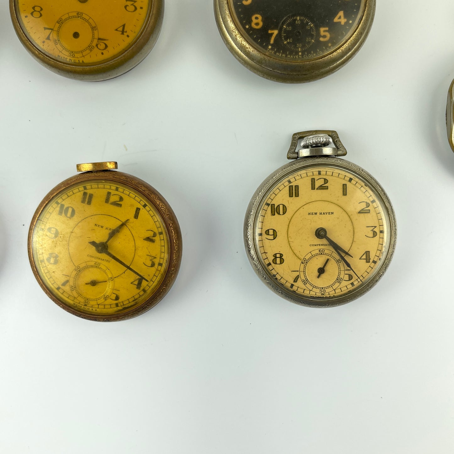Lot 100- New Haven Dollar Pocket Watches