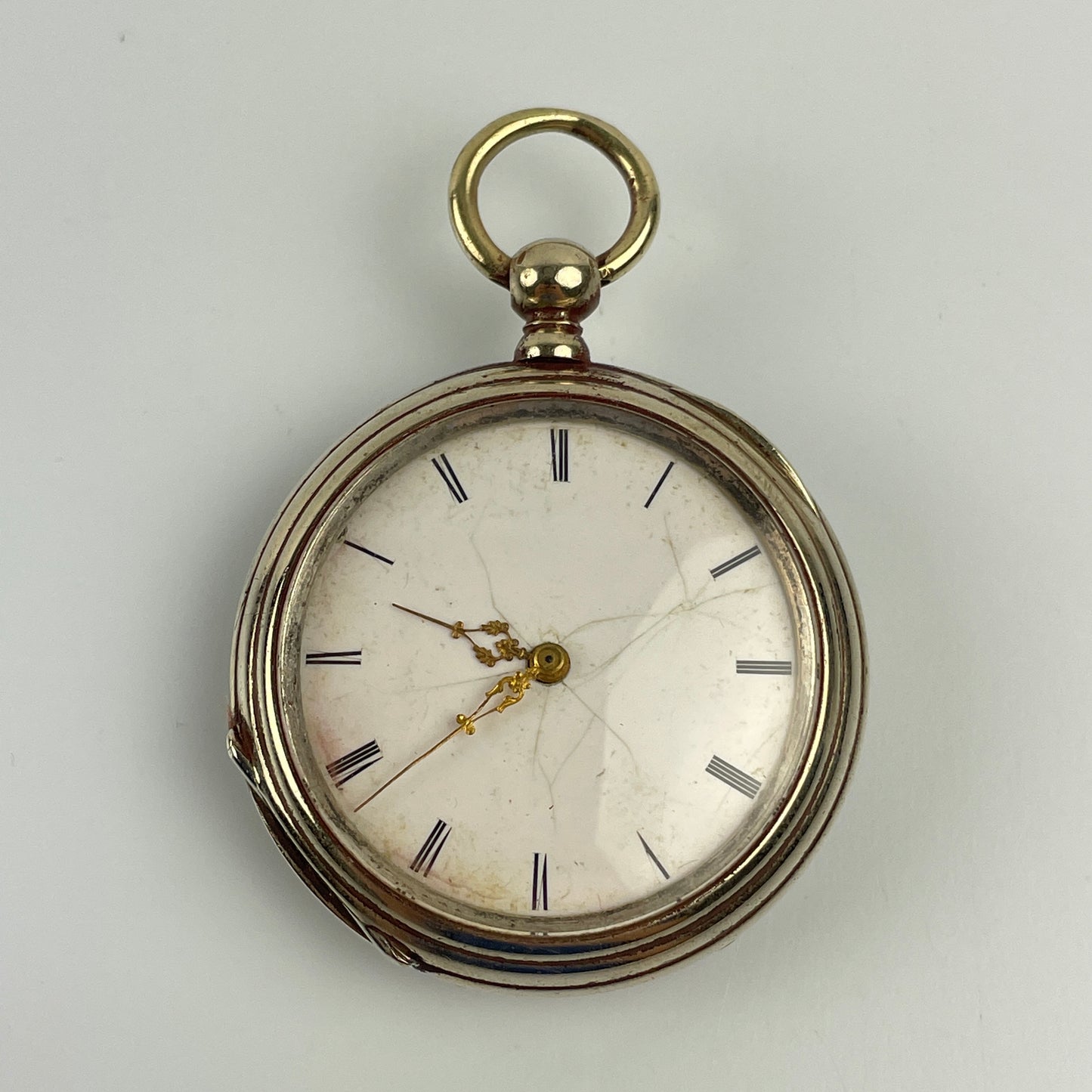 Lot 1- Swiss Men’s 45-millimeter Pocket Watch