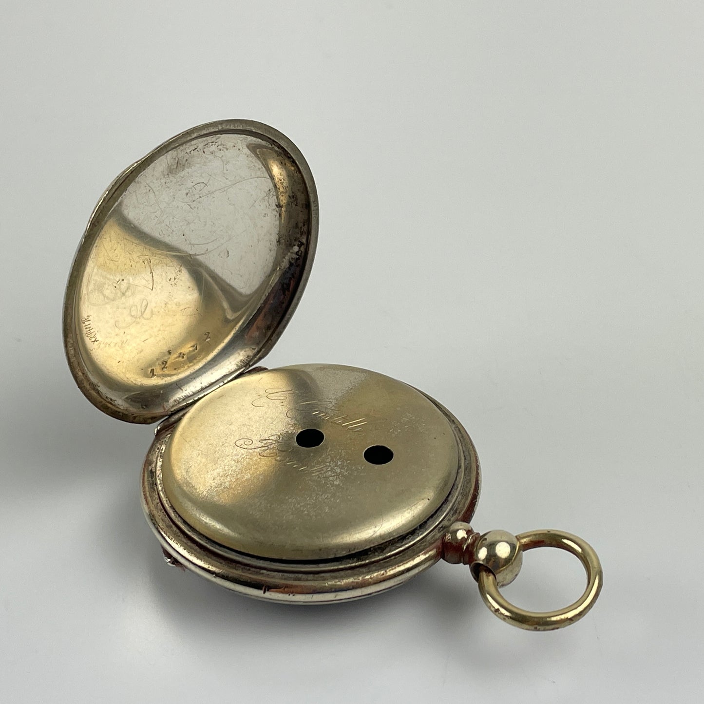 Lot 1- Swiss Men’s 45-millimeter Pocket Watch