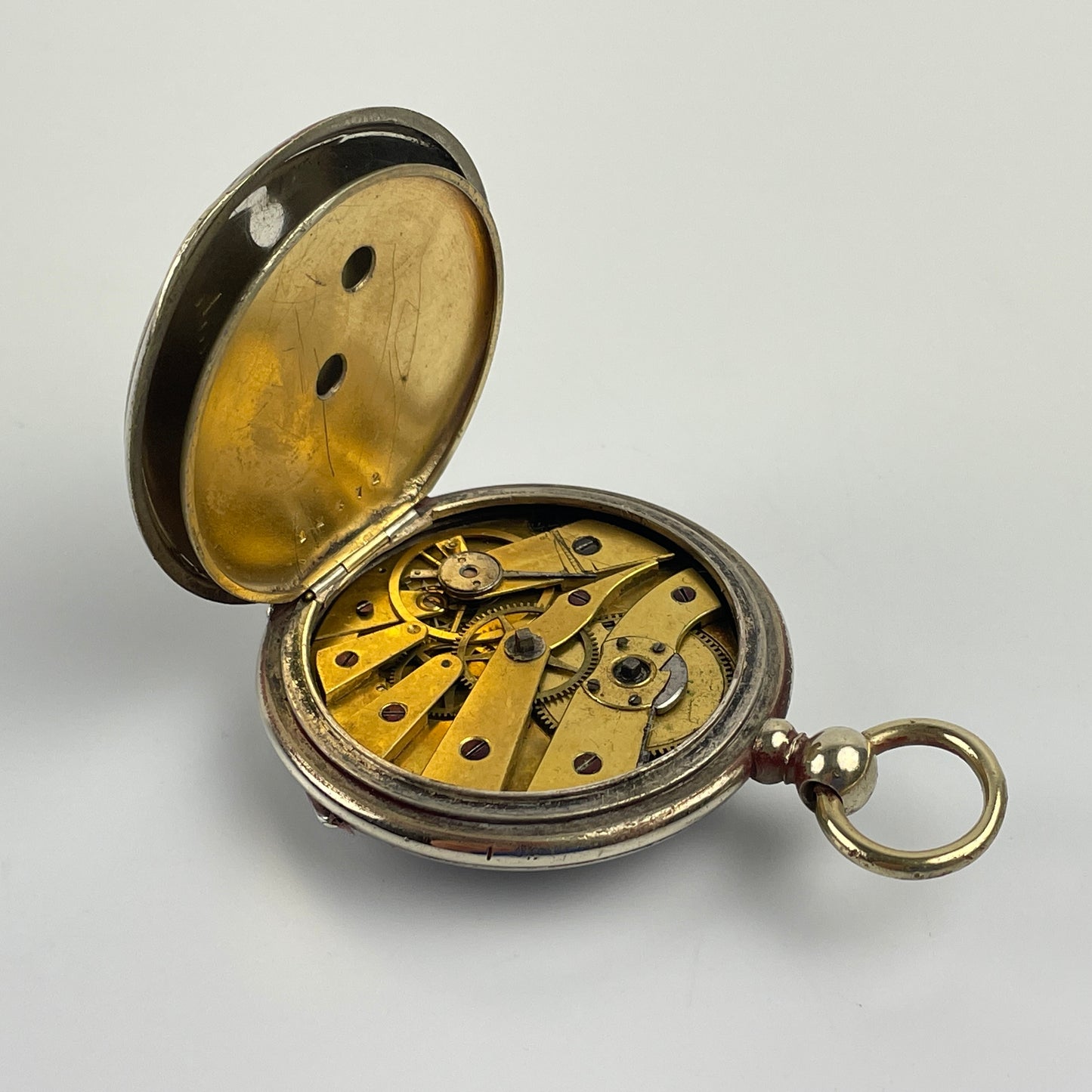 Lot 1- Swiss Men’s 45-millimeter Pocket Watch