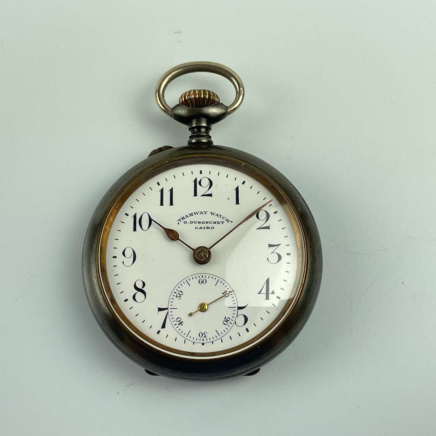 Lot 4- Swiss Dusonchet Cairo Watch in 50 MM Hinged Metal Case