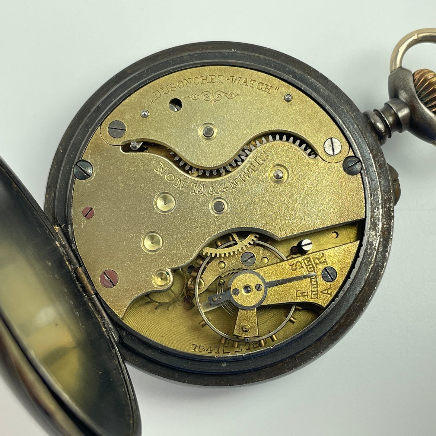 Lot 4- Swiss Dusonchet Cairo Watch in 50 MM Hinged Metal Case