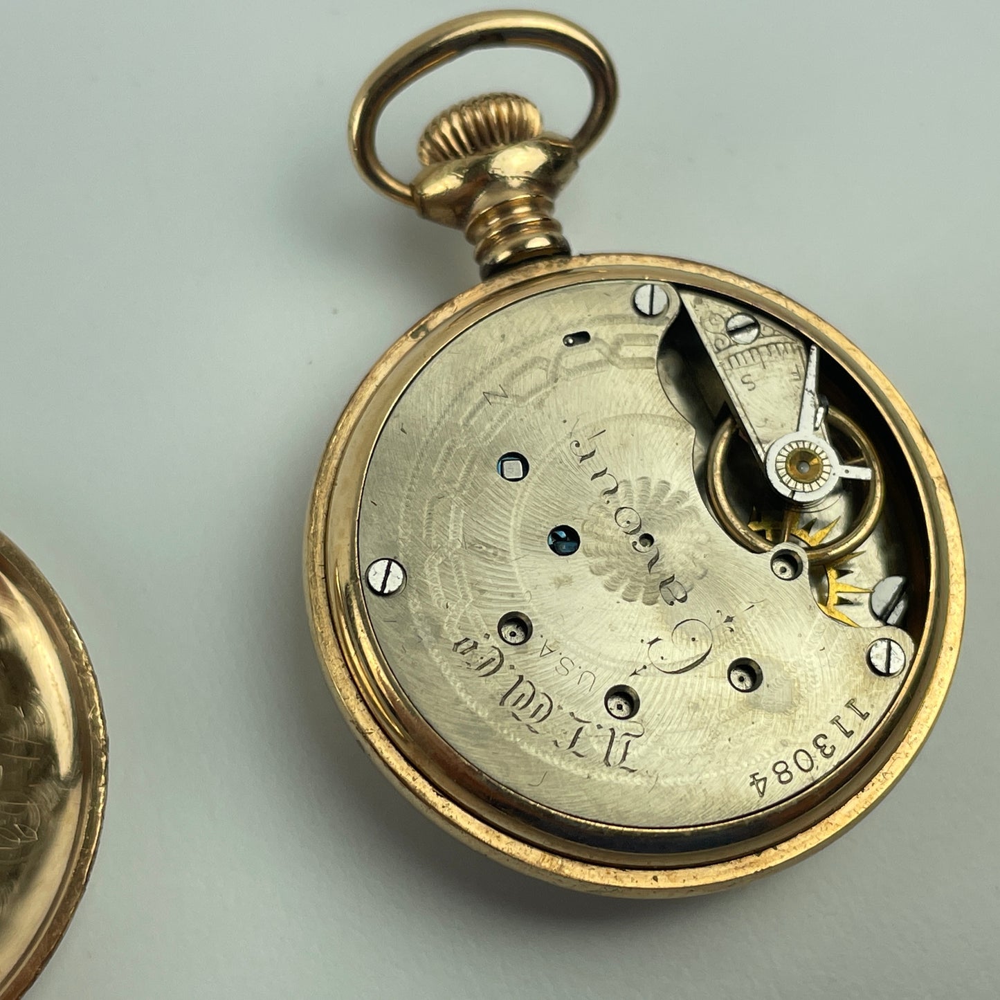 Lot 13- New England Watch Co. Ladies' YGF Lapel Watches