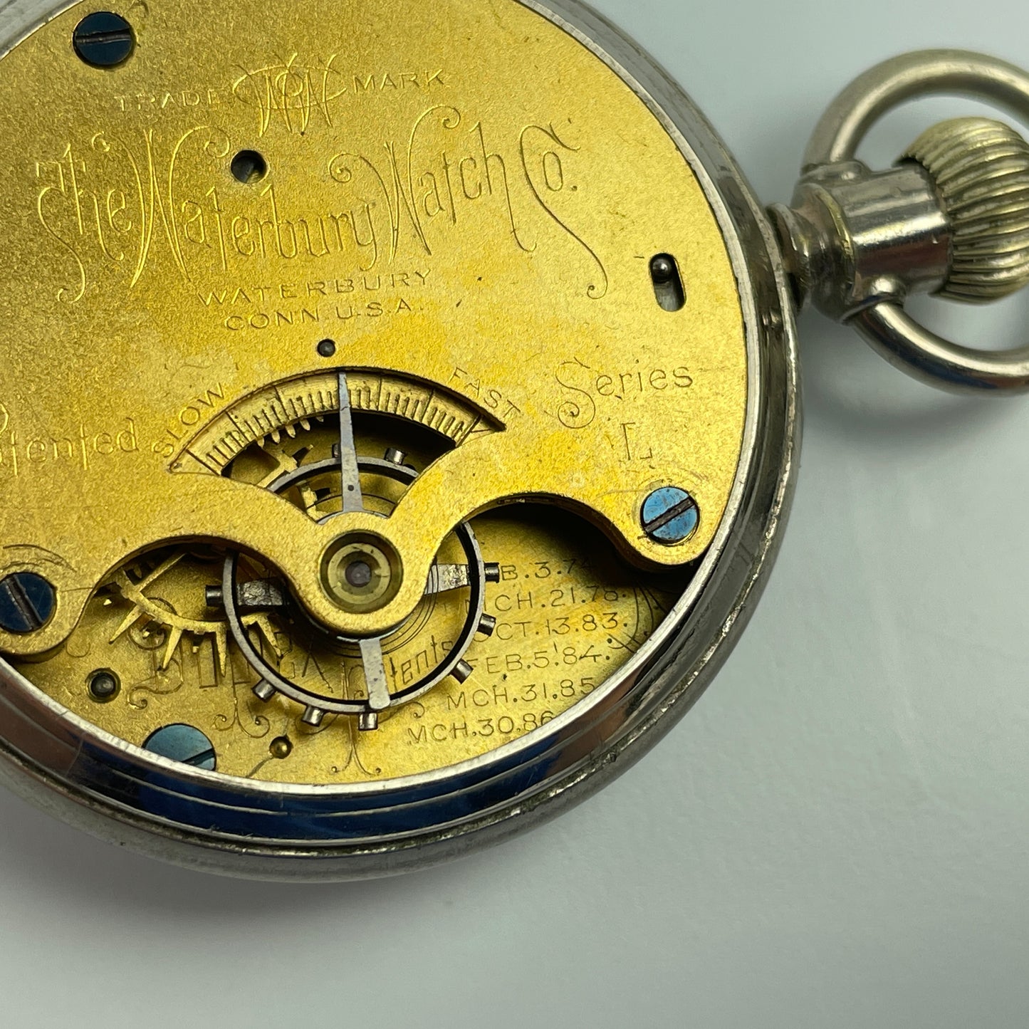 Lot 15- Waterbury "DUPLEX” Escapement 42 MM Pocket Watch