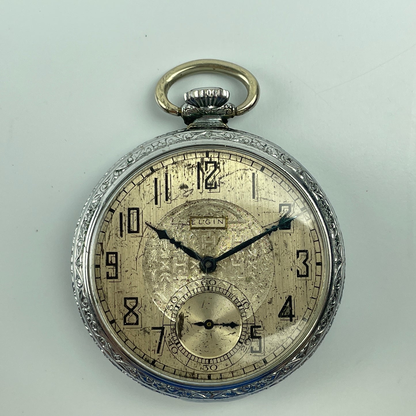 Lot 21- Elgin 12 Size 17 Jewel Pocket Watch
