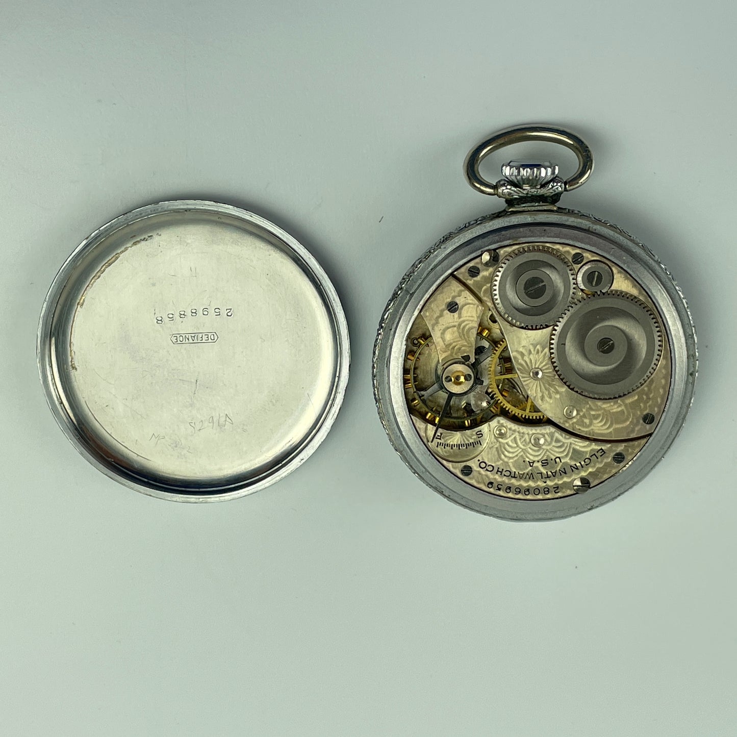 Lot 21- Elgin 12 Size 17 Jewel Pocket Watch