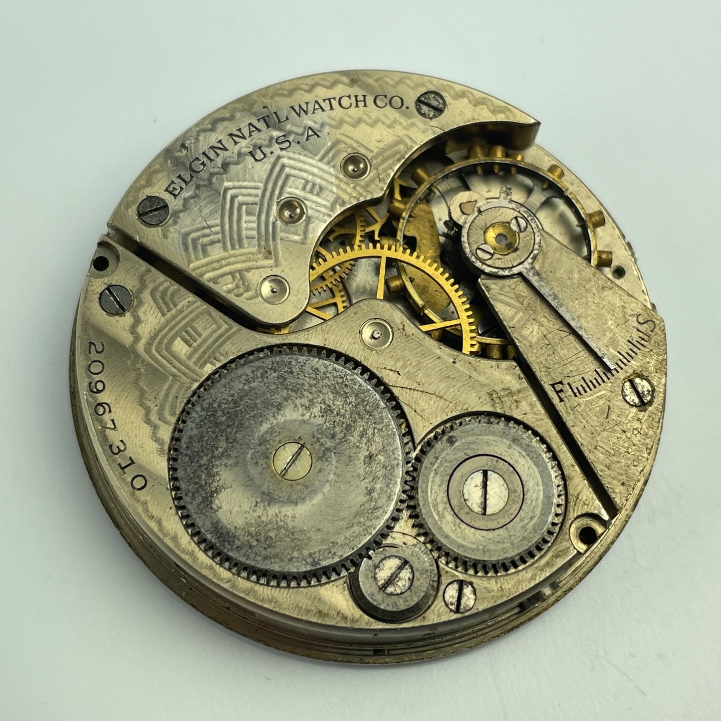 Lot 28- Elgin 12 & 16 size Pocket Watch Movements