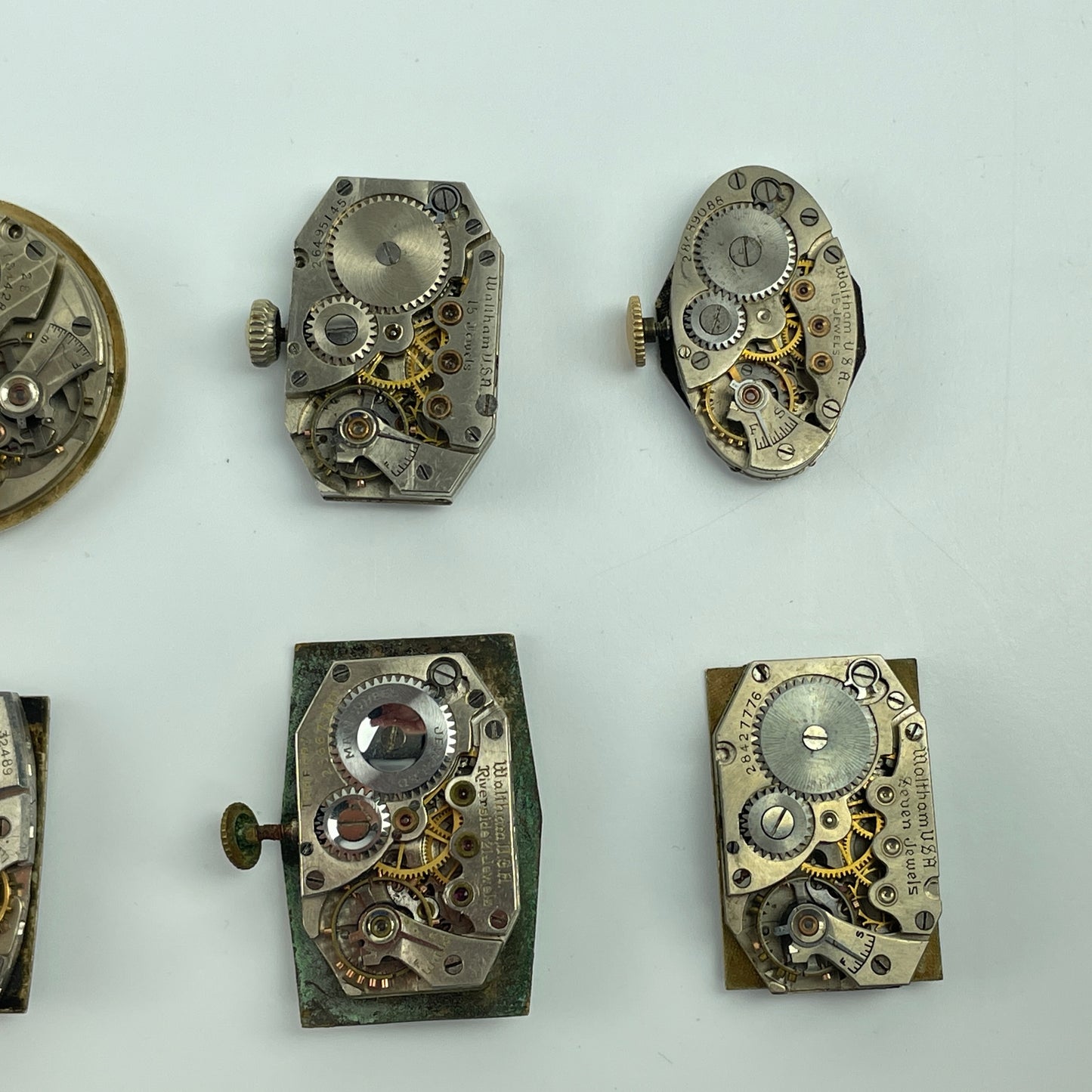 Lot 29- Waltham Vintage Mechanical Wristwatch Movements