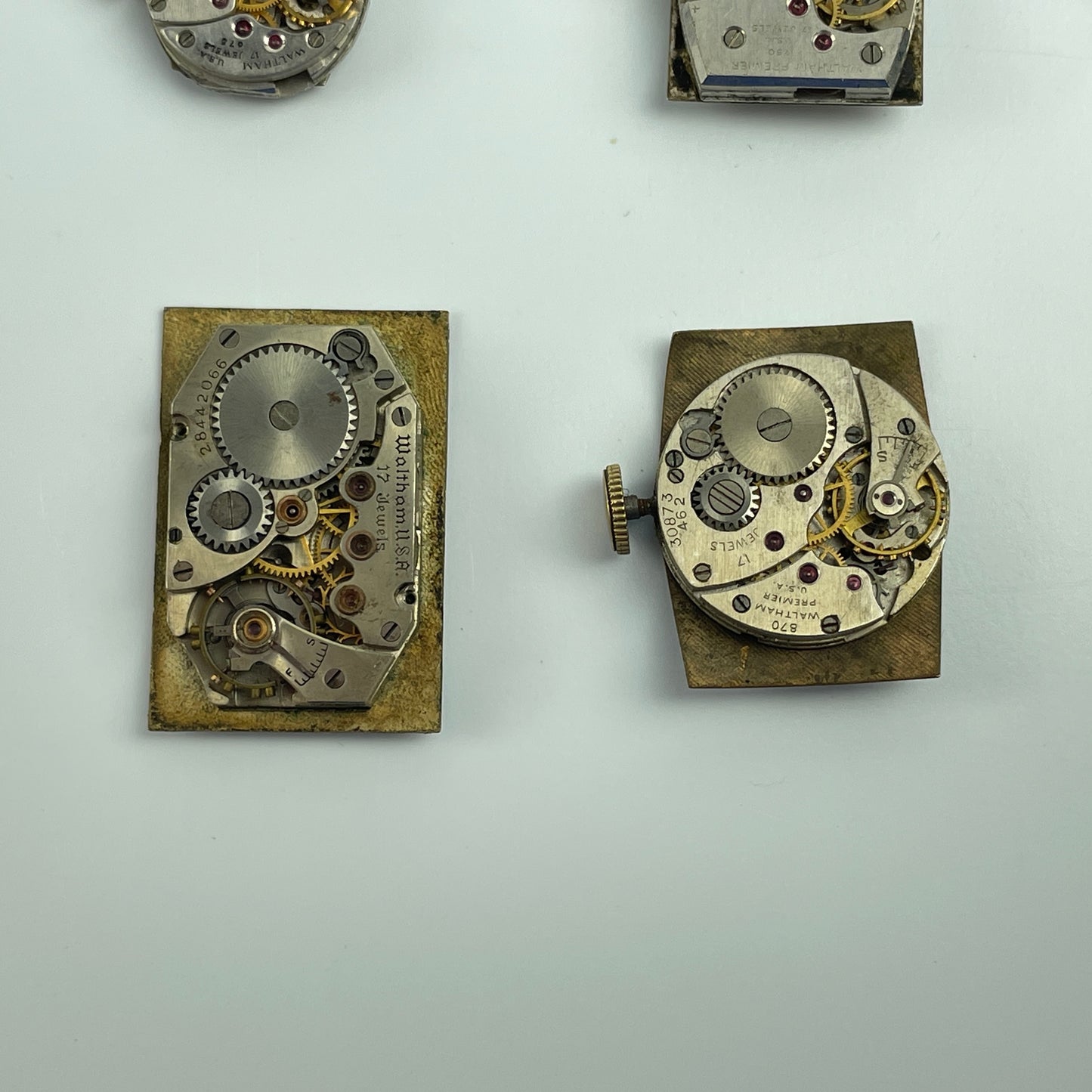 Lot 29- Waltham Vintage Mechanical Wristwatch Movements