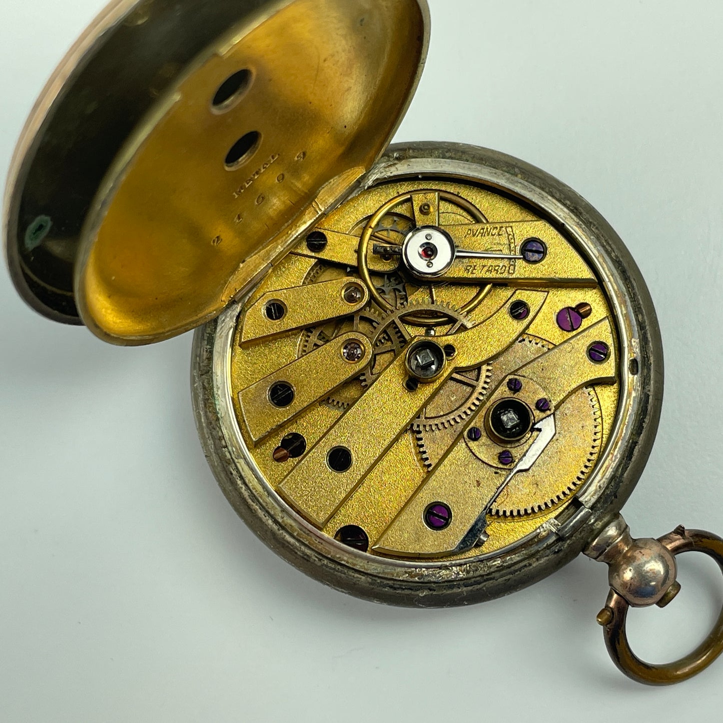 Lot 30- Swiss Vintage Mechanical Silver & Gold Lapel & Pocket Watch