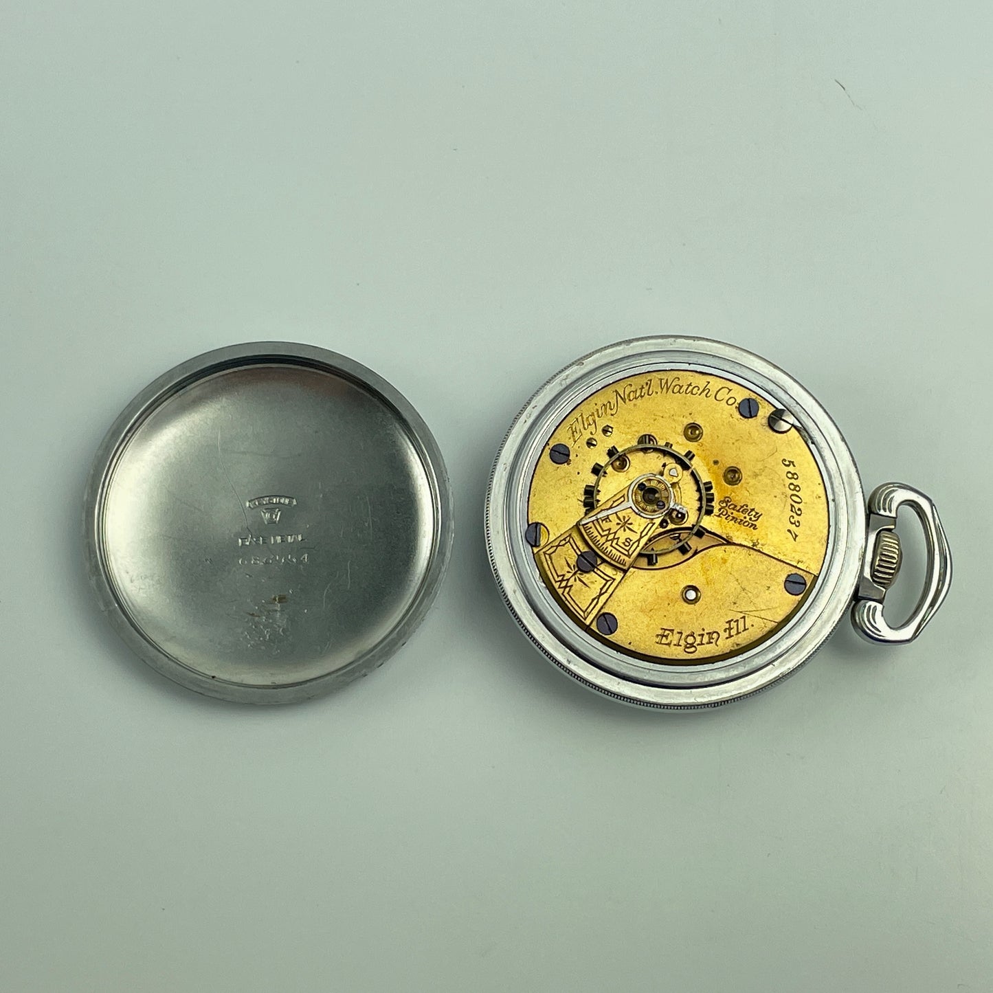 Lot 31- Elgin 18 Size open face Pocket Watch