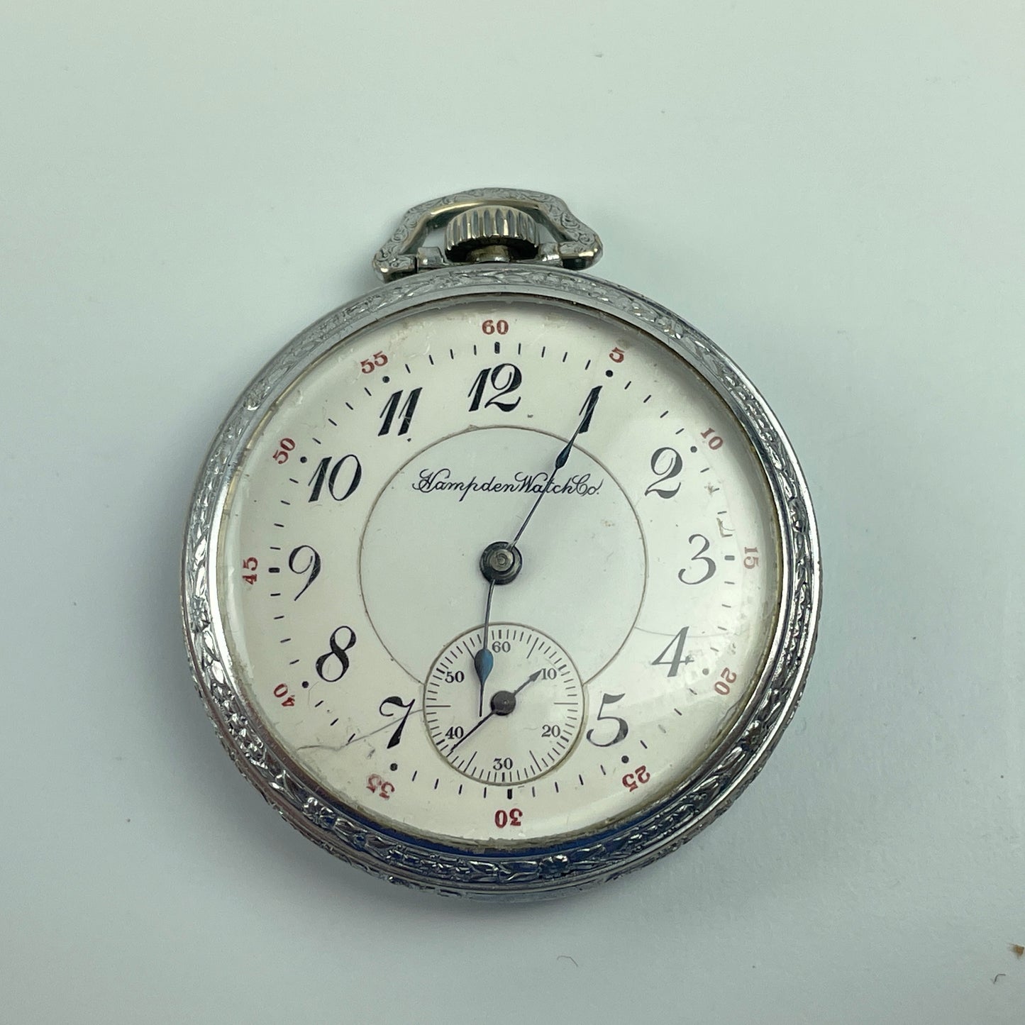 Lot 33- Hampden 16 Size 17 Jewel Pocket Watch