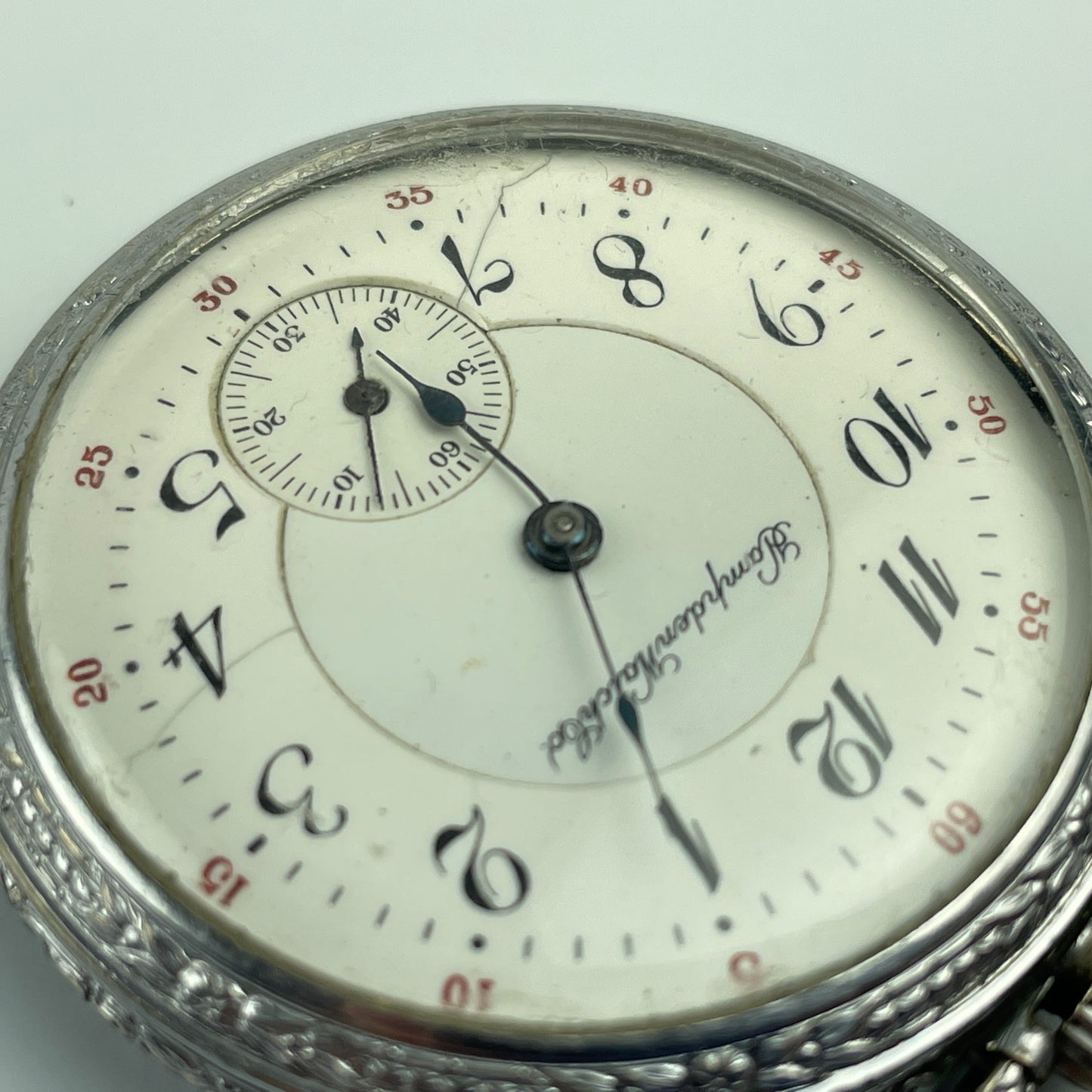 Lot 33- Hampden 16 Size 17 Jewel Pocket Watch