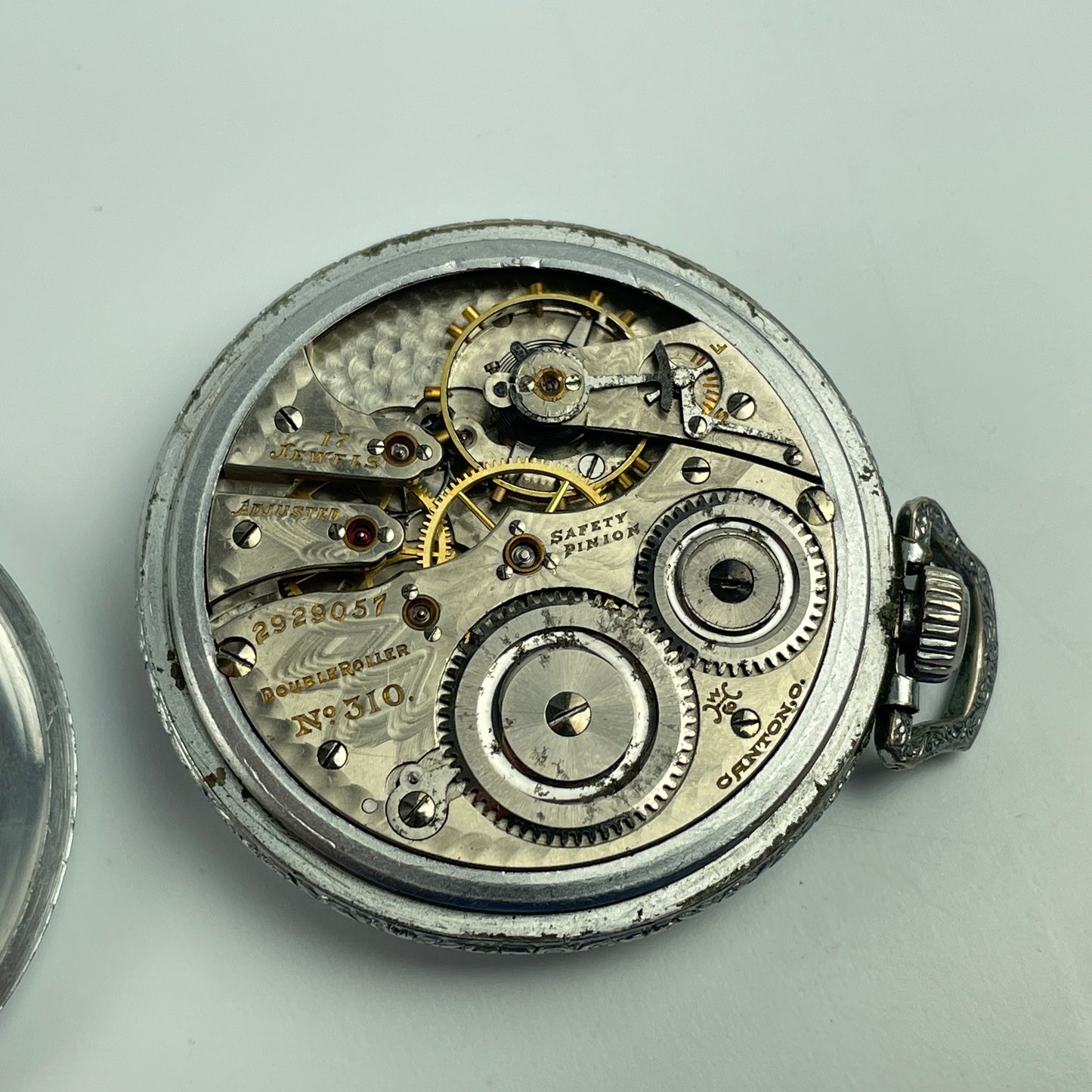 Lot 33- Hampden 16 Size 17 Jewel Pocket Watch