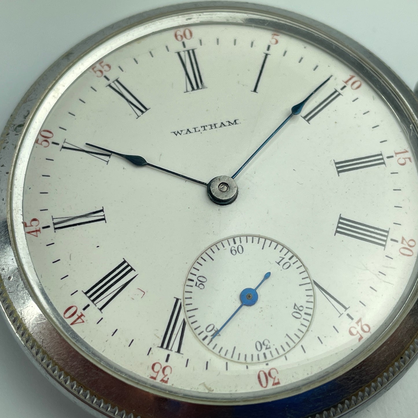 Lot 34- Waltham 16 Size Open Face Pocket Watch