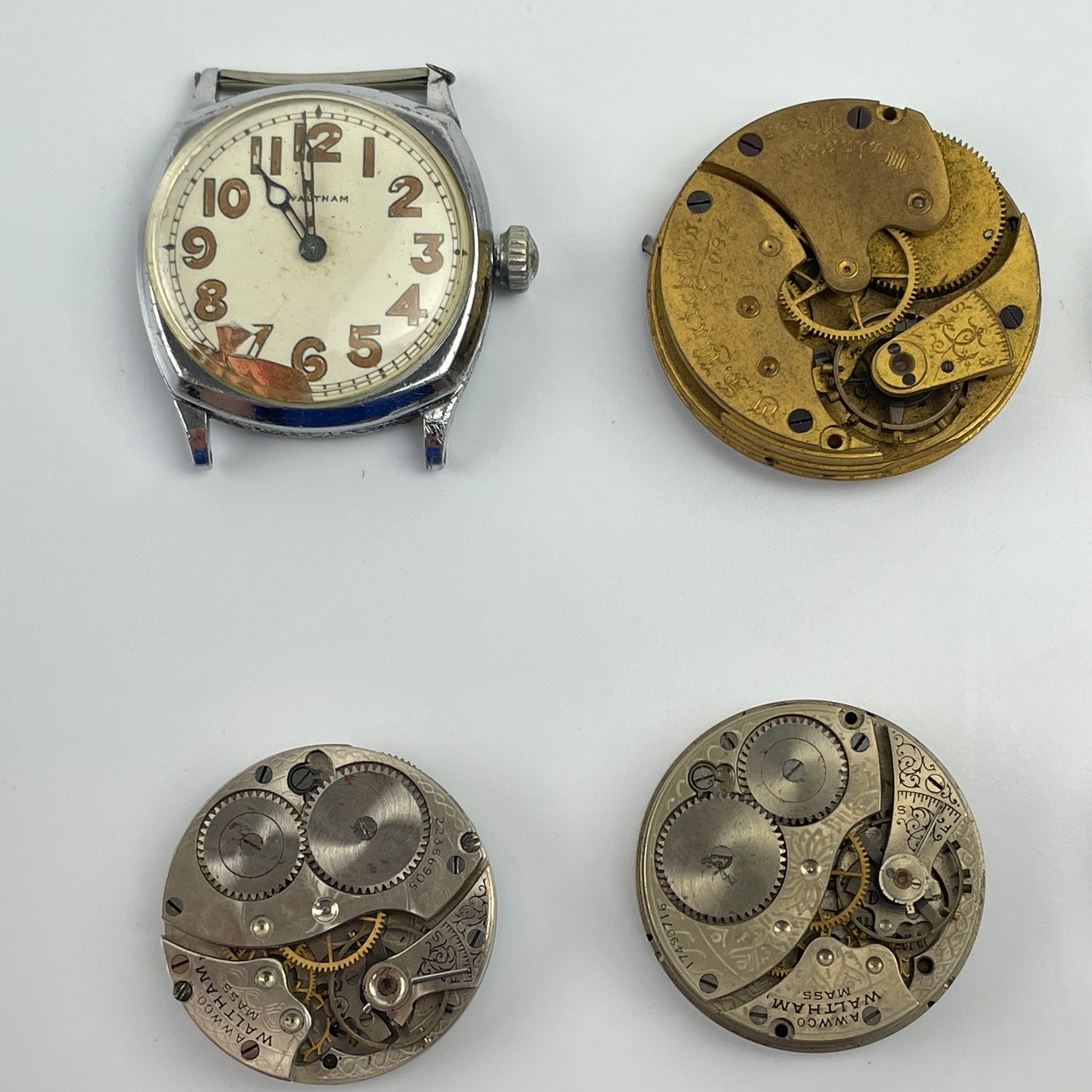 Lot 35- Waltham & U.S. Waltham Watch Co. Movements