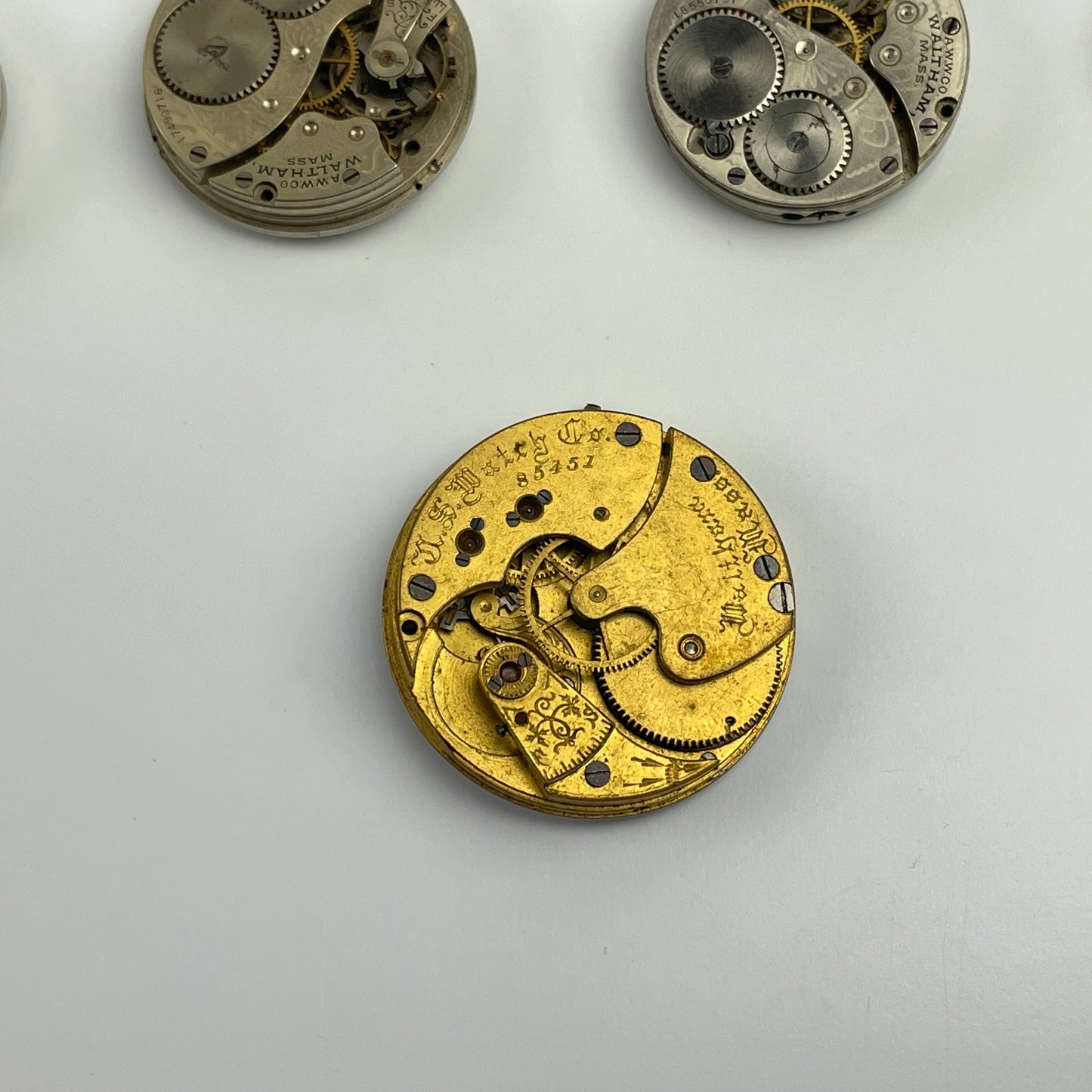 Lot 35- Waltham & U.S. Waltham Watch Co. Movements