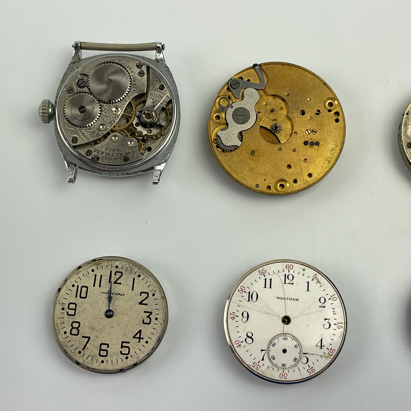 Lot 35- Waltham & U.S. Waltham Watch Co. Movements