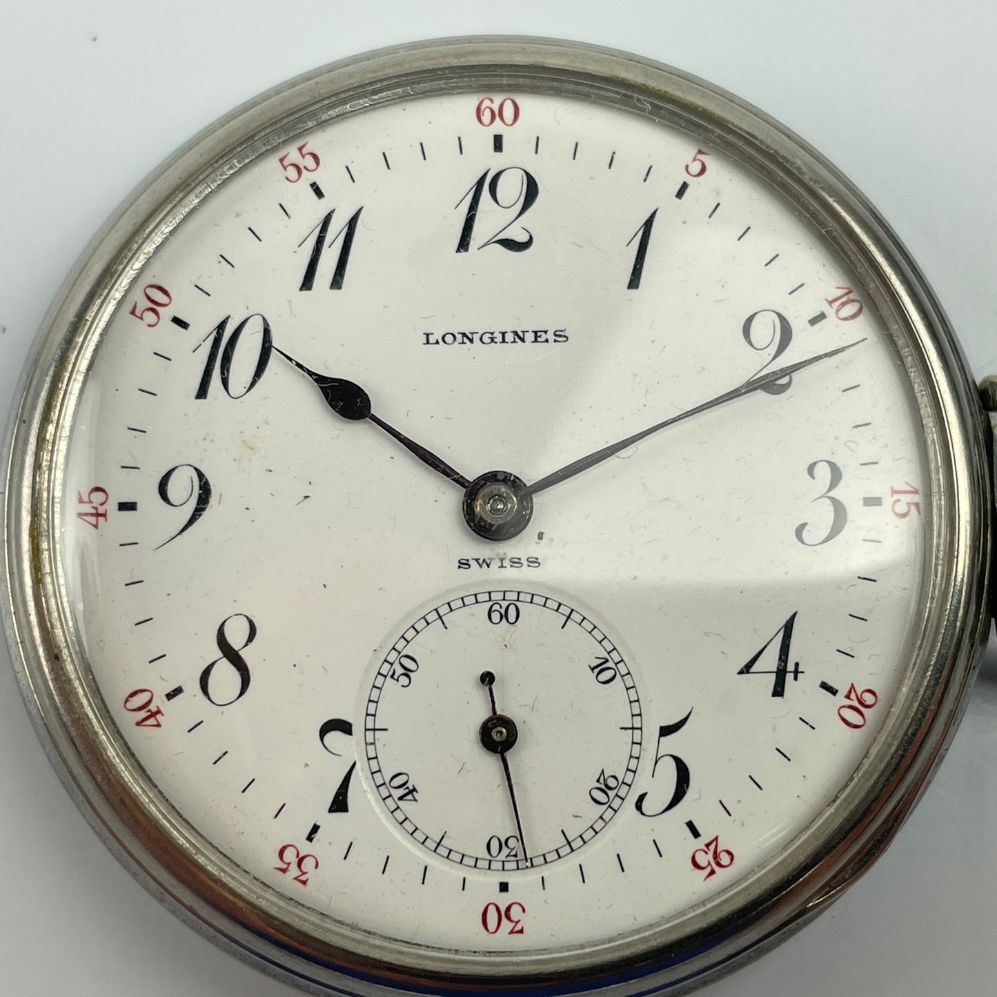 Lot 36- Longines 17 Ligne Open Face Pocket Watch
