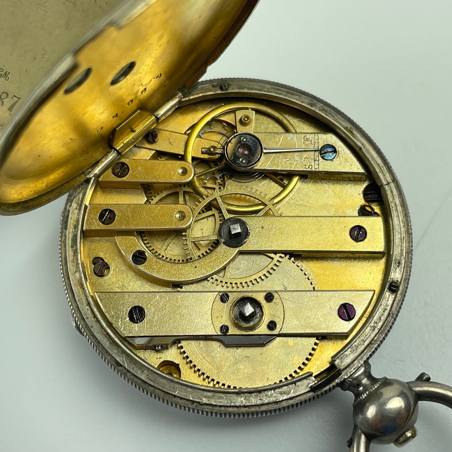 Lot 39- Swiss “ALPHONSE HUMBERT” Early Pocket Watch