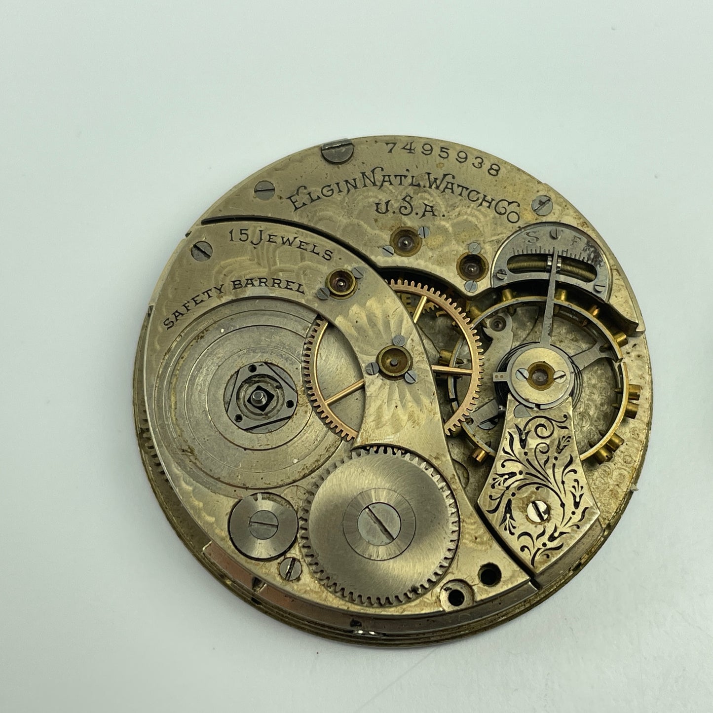 Lot 40- Elgin 6 & 12 Size Pocket Watch Movements
