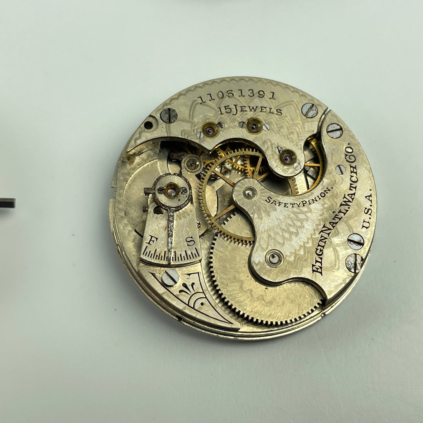Lot 40- Elgin 6 & 12 Size Pocket Watch Movements