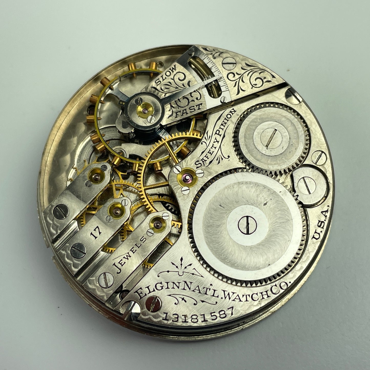 Lot 42- Elgin 16 & 18 Size Pocket Watch Movements