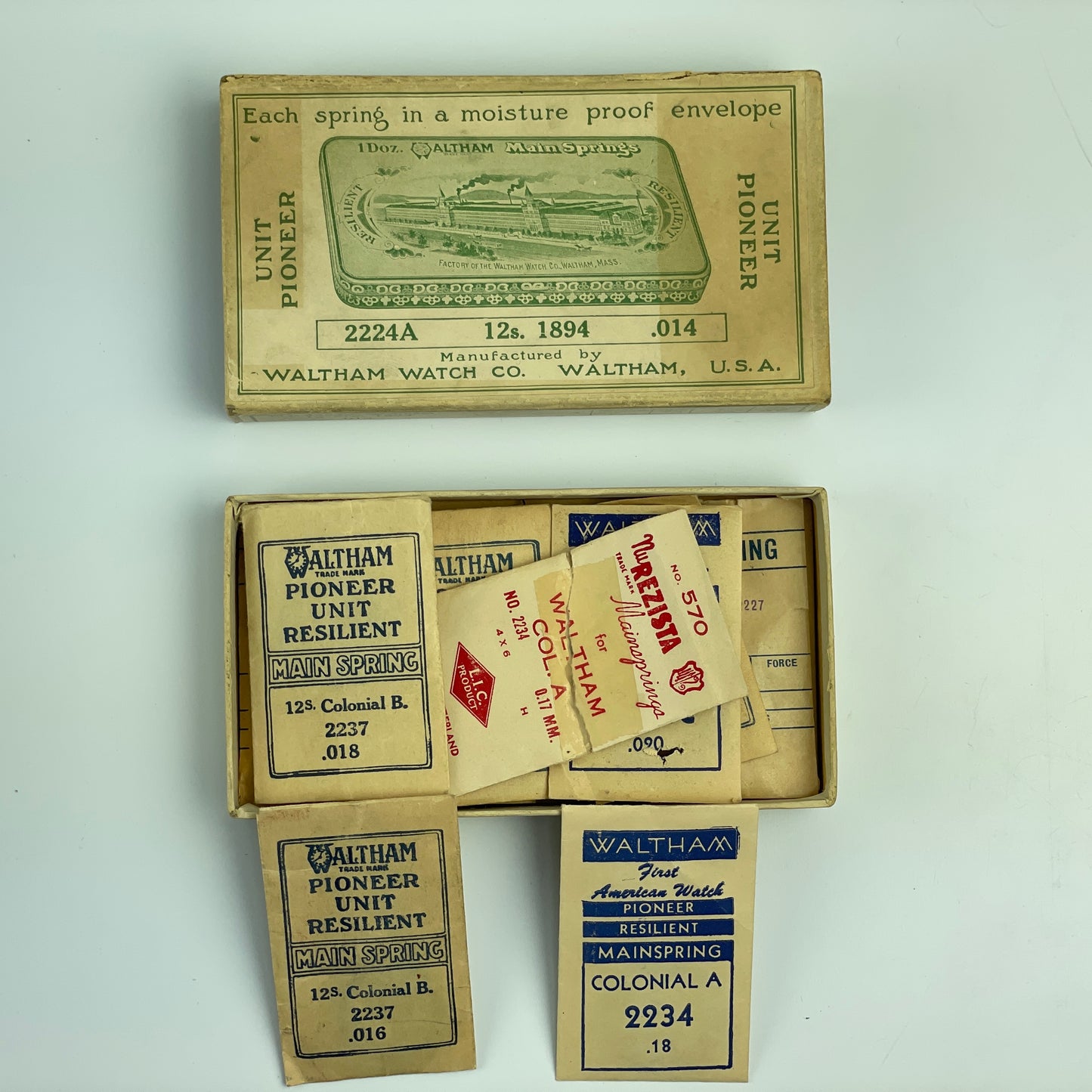 Lot 43- Waltham Blued Watch Mainsprings