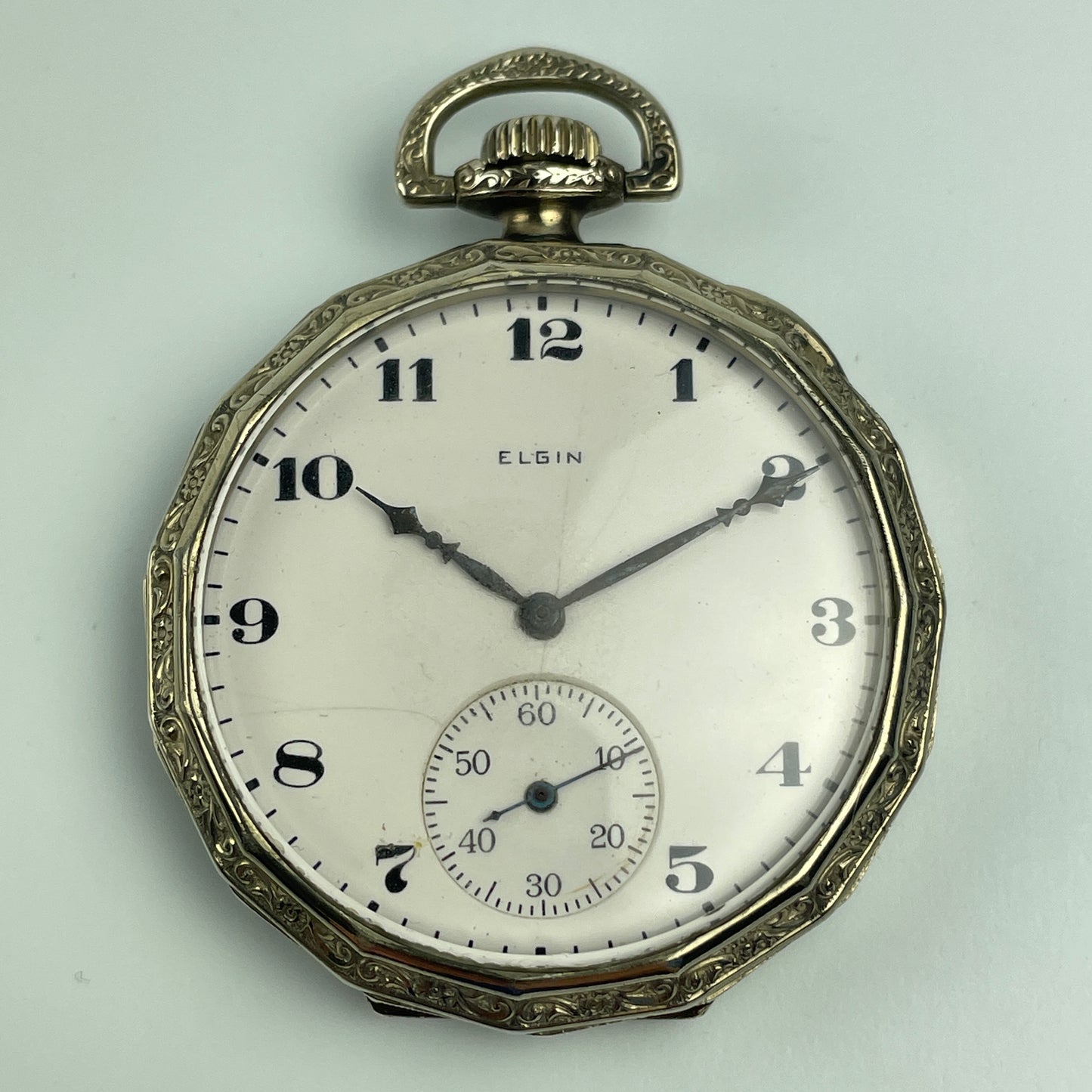 Lot 44- Elgin 12 Size 7 Jewel Pocket Watch